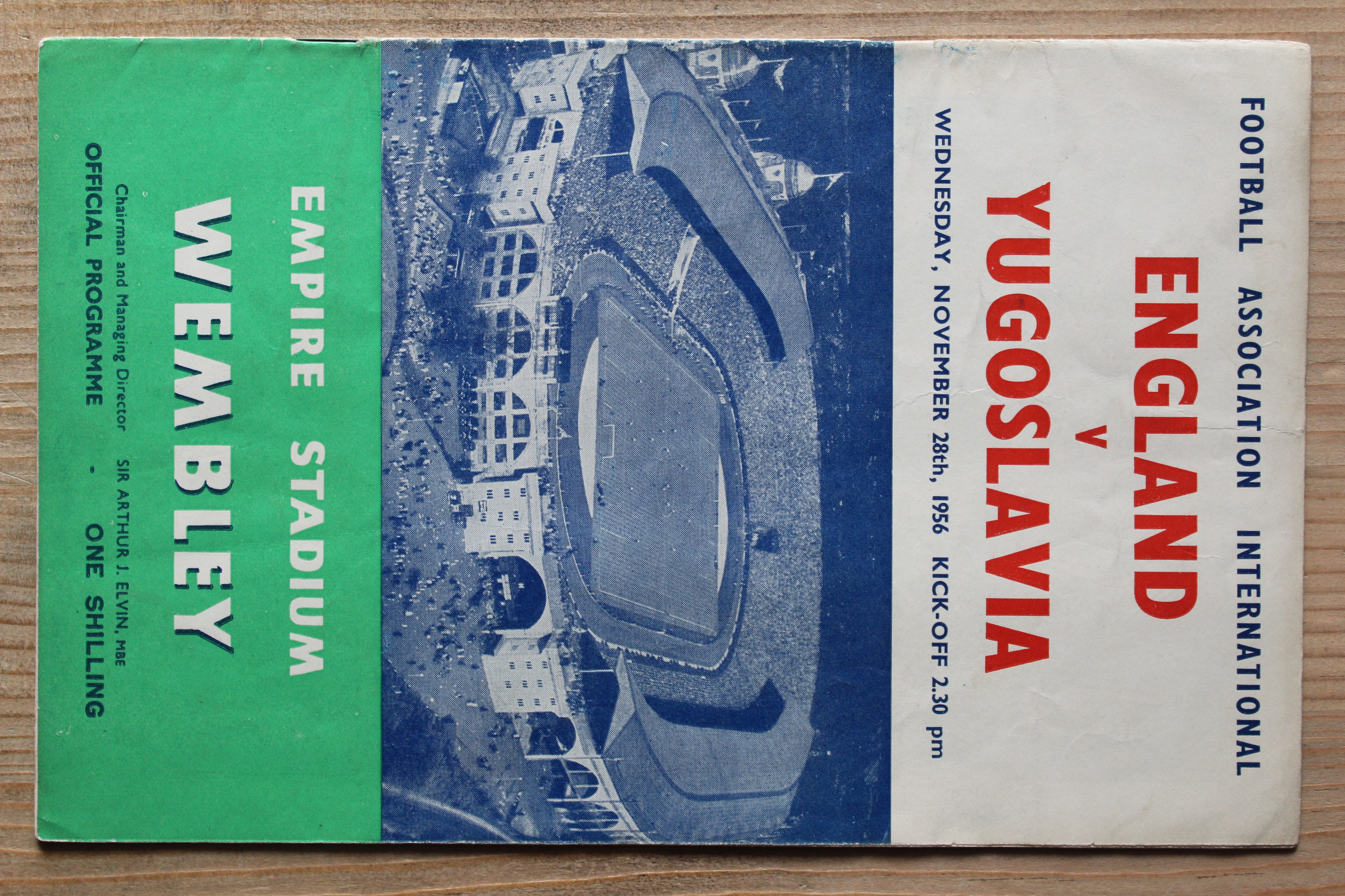 England v Yugoslavia