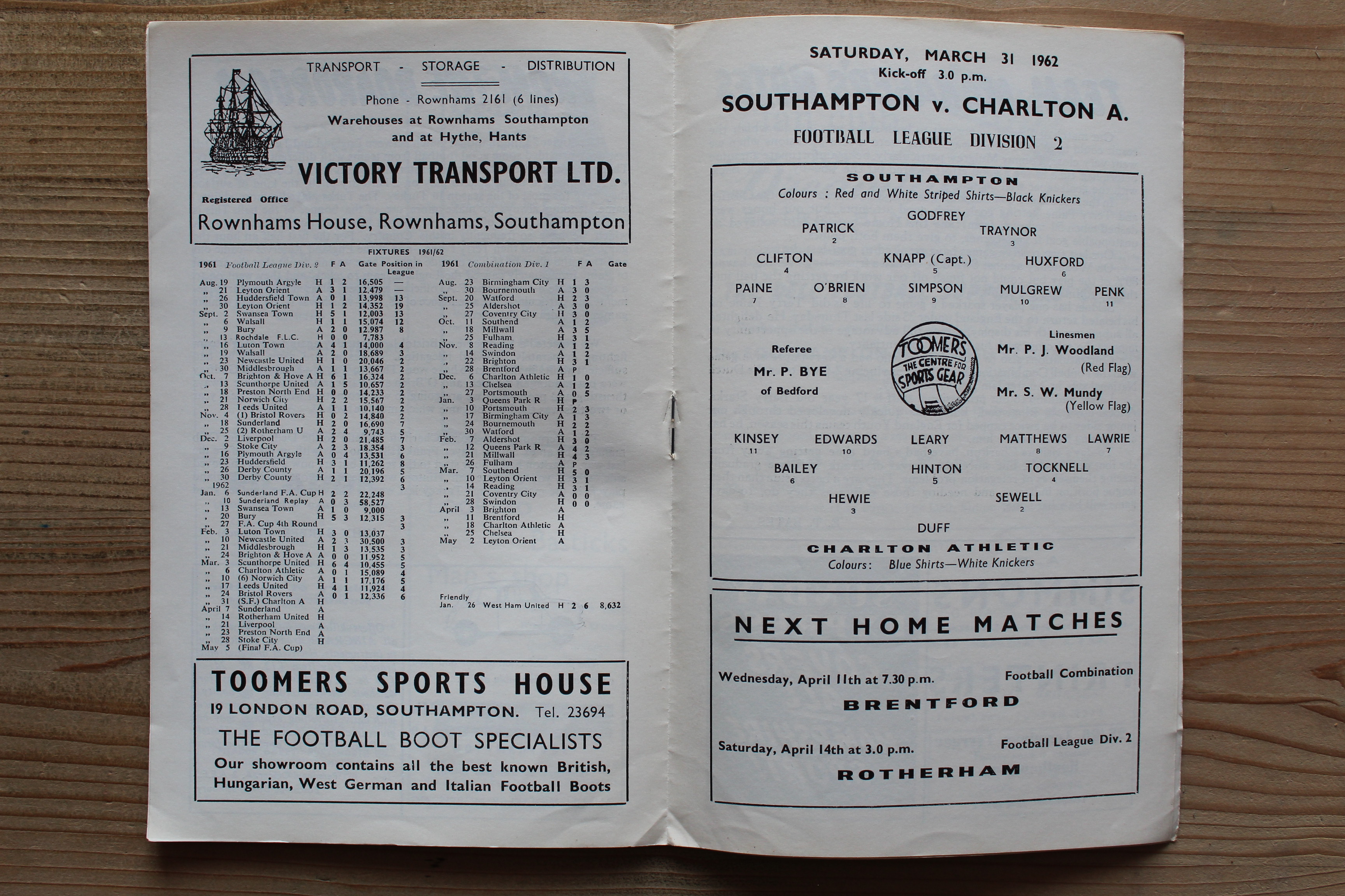 Southampton FC v Charlton Athletic FC