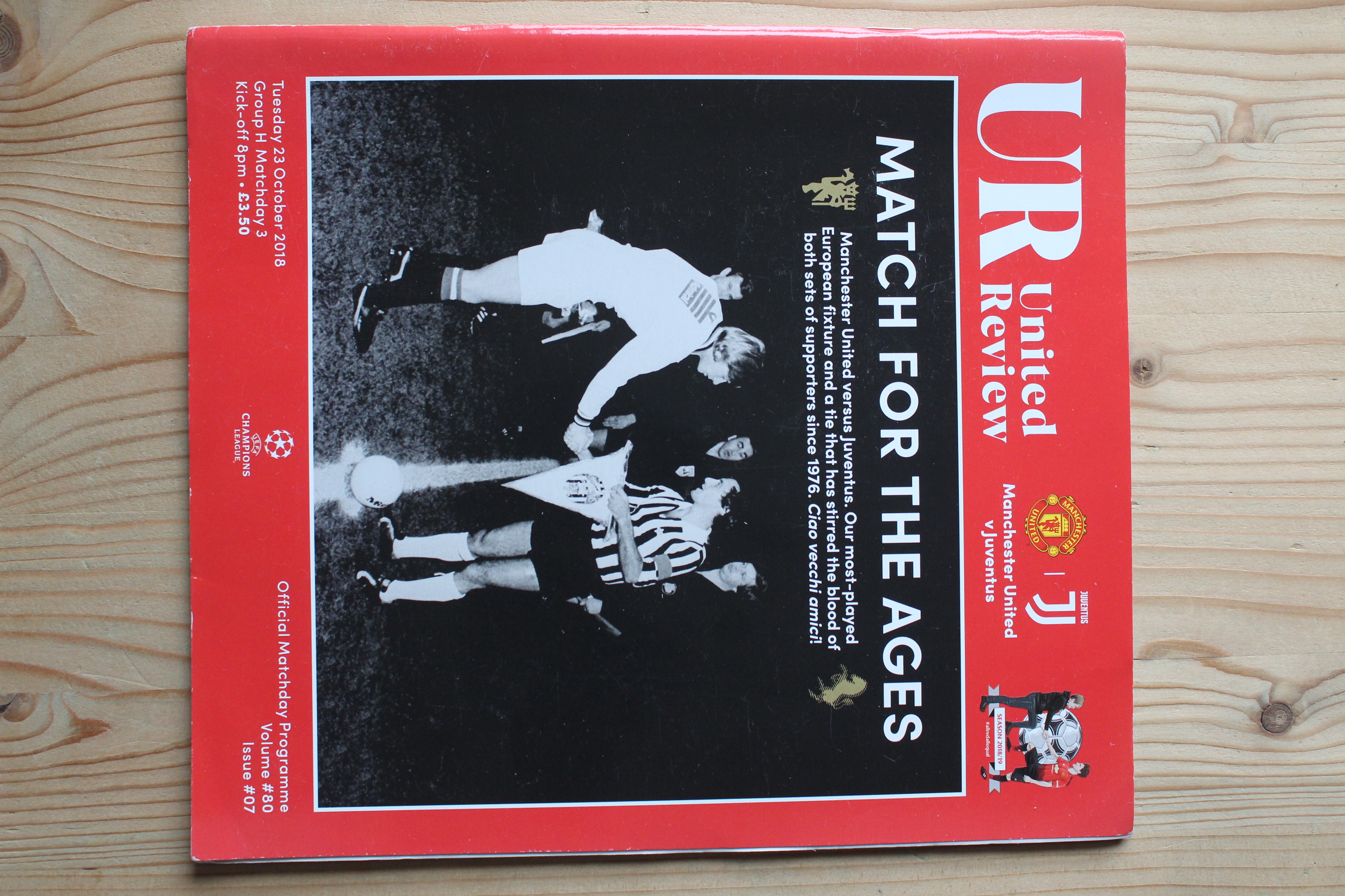 Manchester United FC v Juventus FC