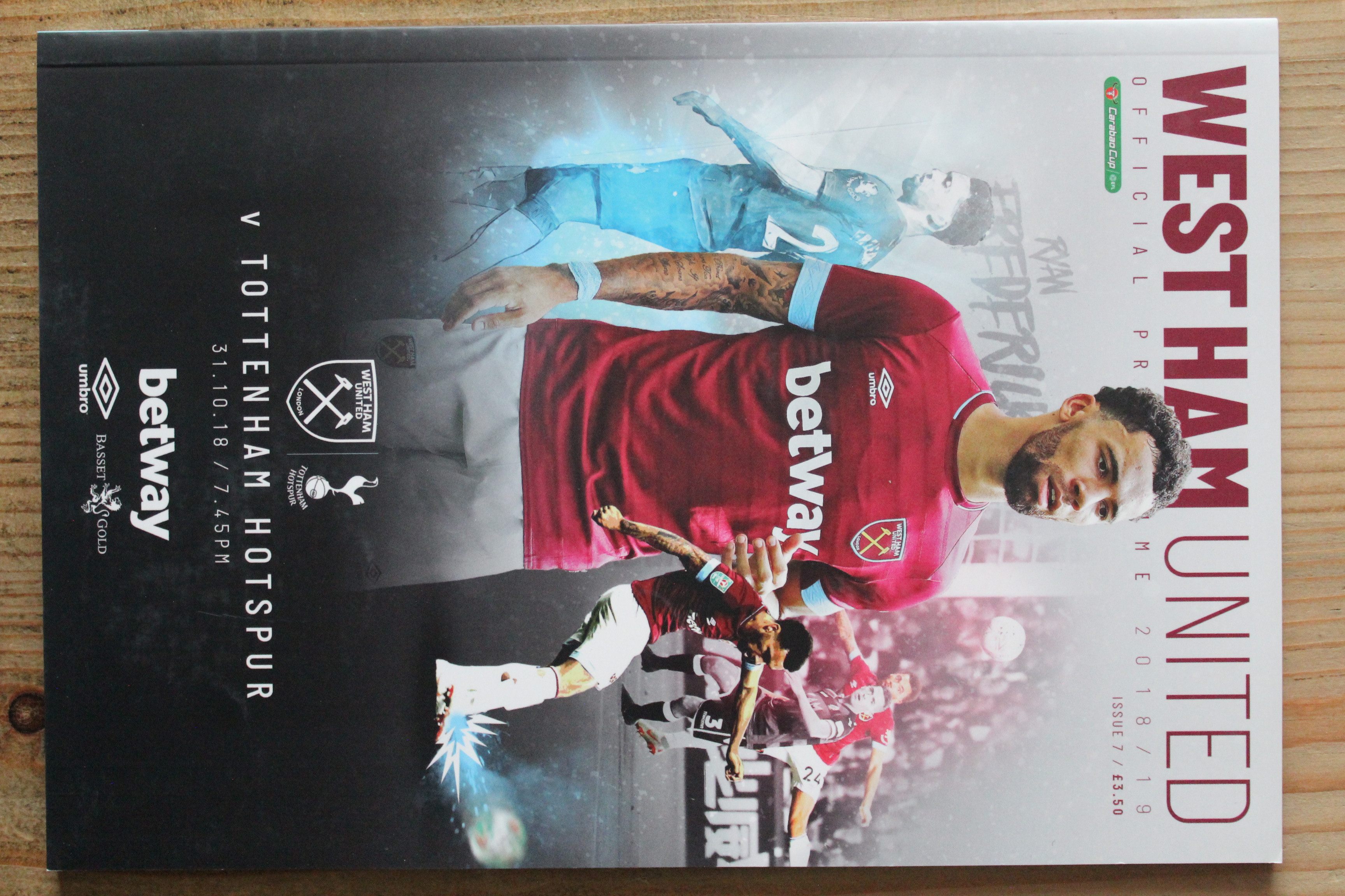 West Ham United FC v Tottenham Hotspur FC