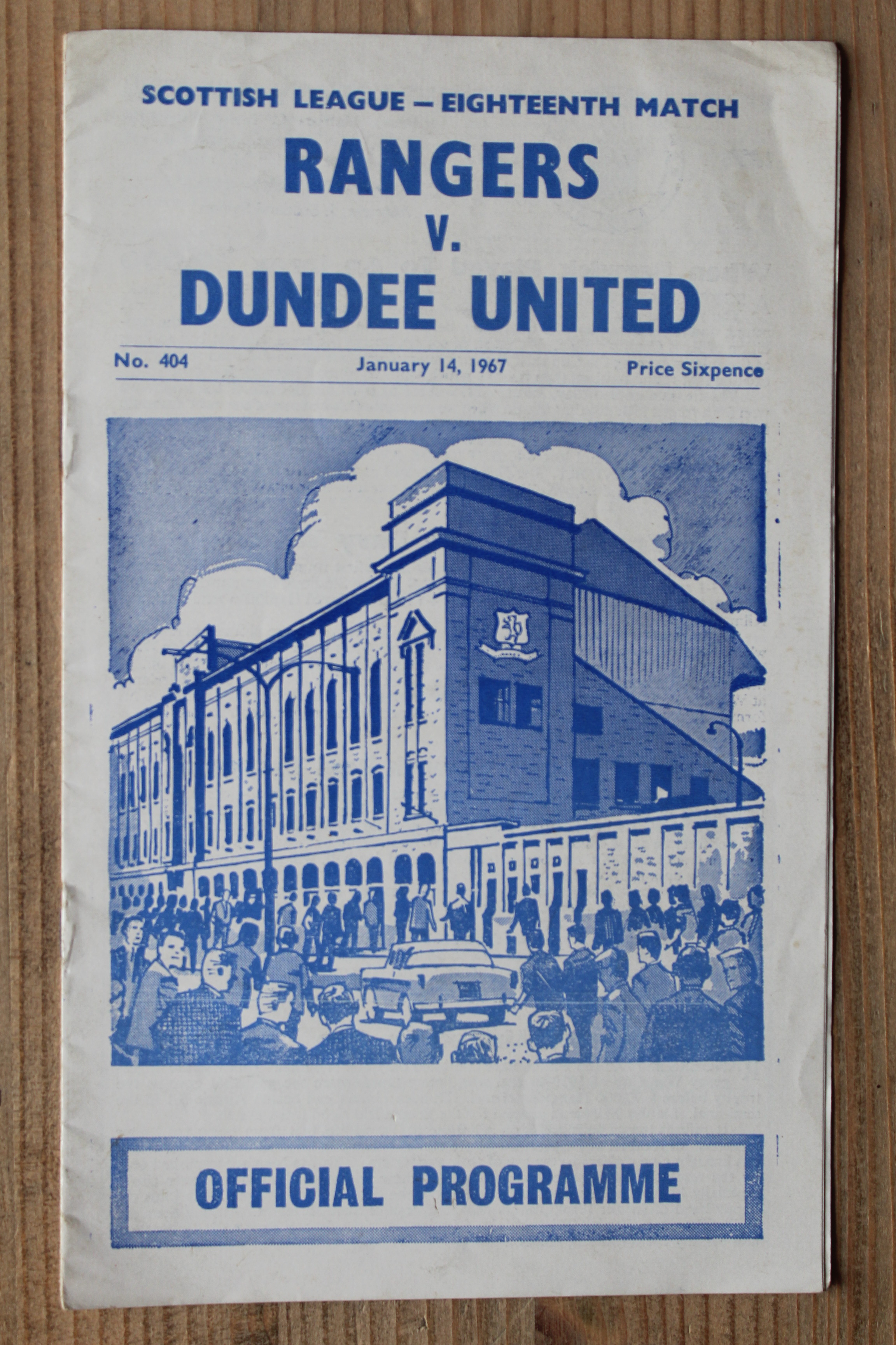 Rangers (Glasgow) FC v Dundee United FC