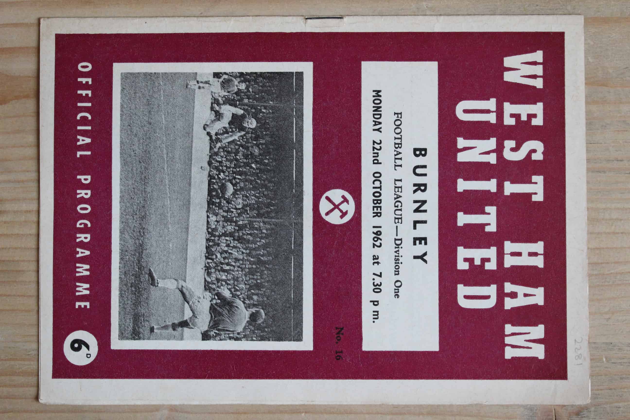 West Ham United FC v Manchester United FC, March 18 1963