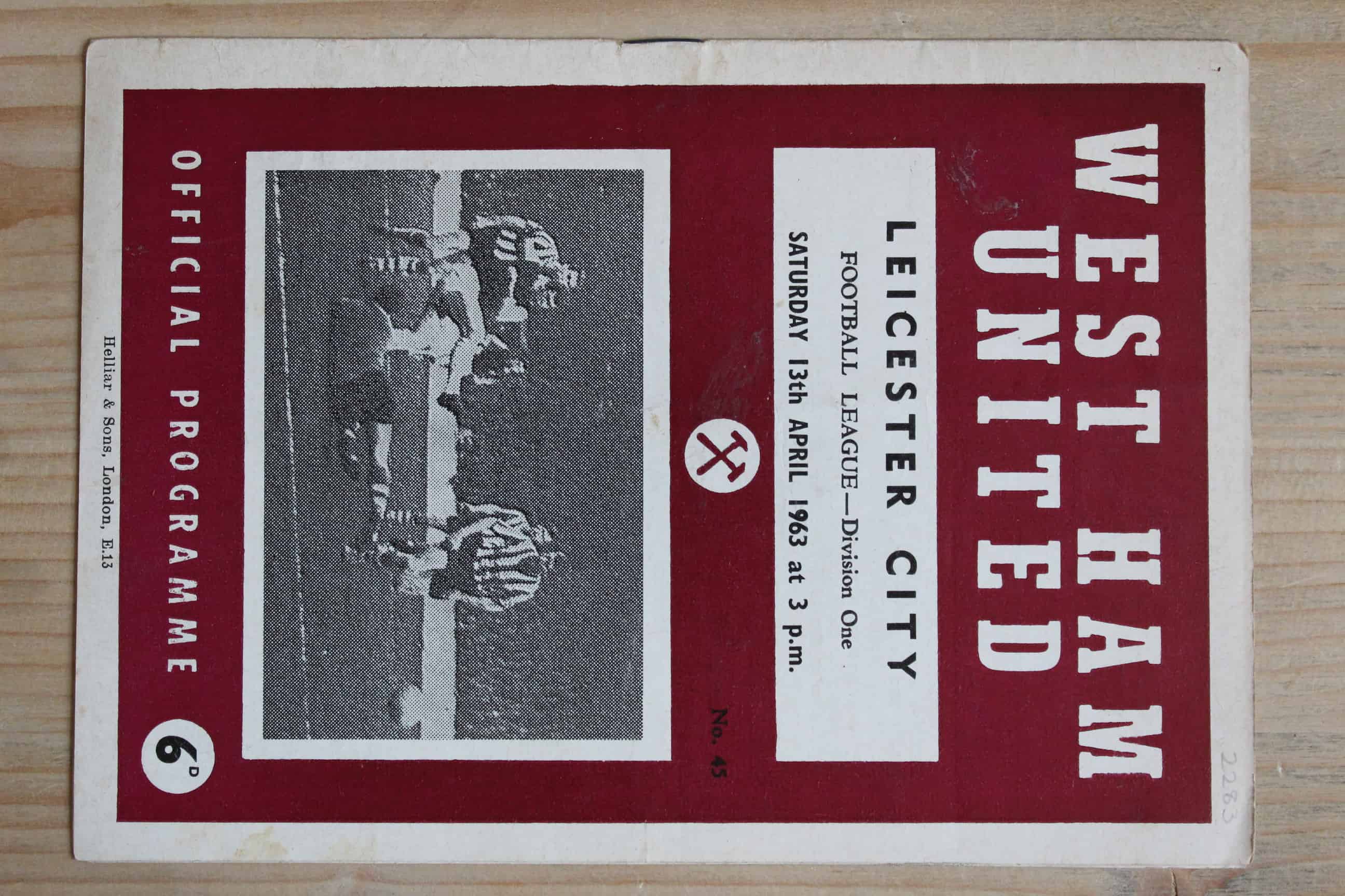 Leicester City v Everton, February 12 1963