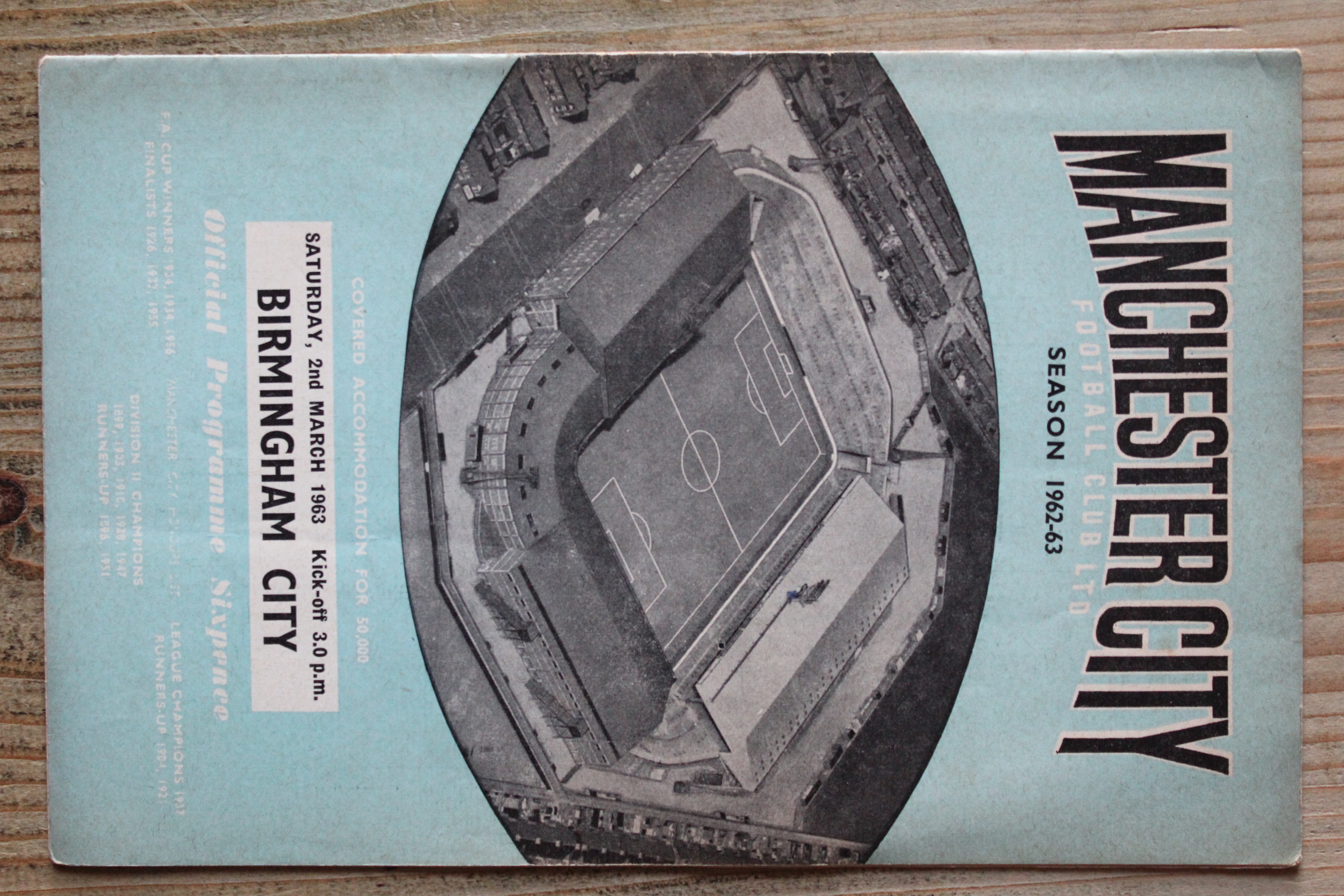 Manchester City FC v Birmingham City FC