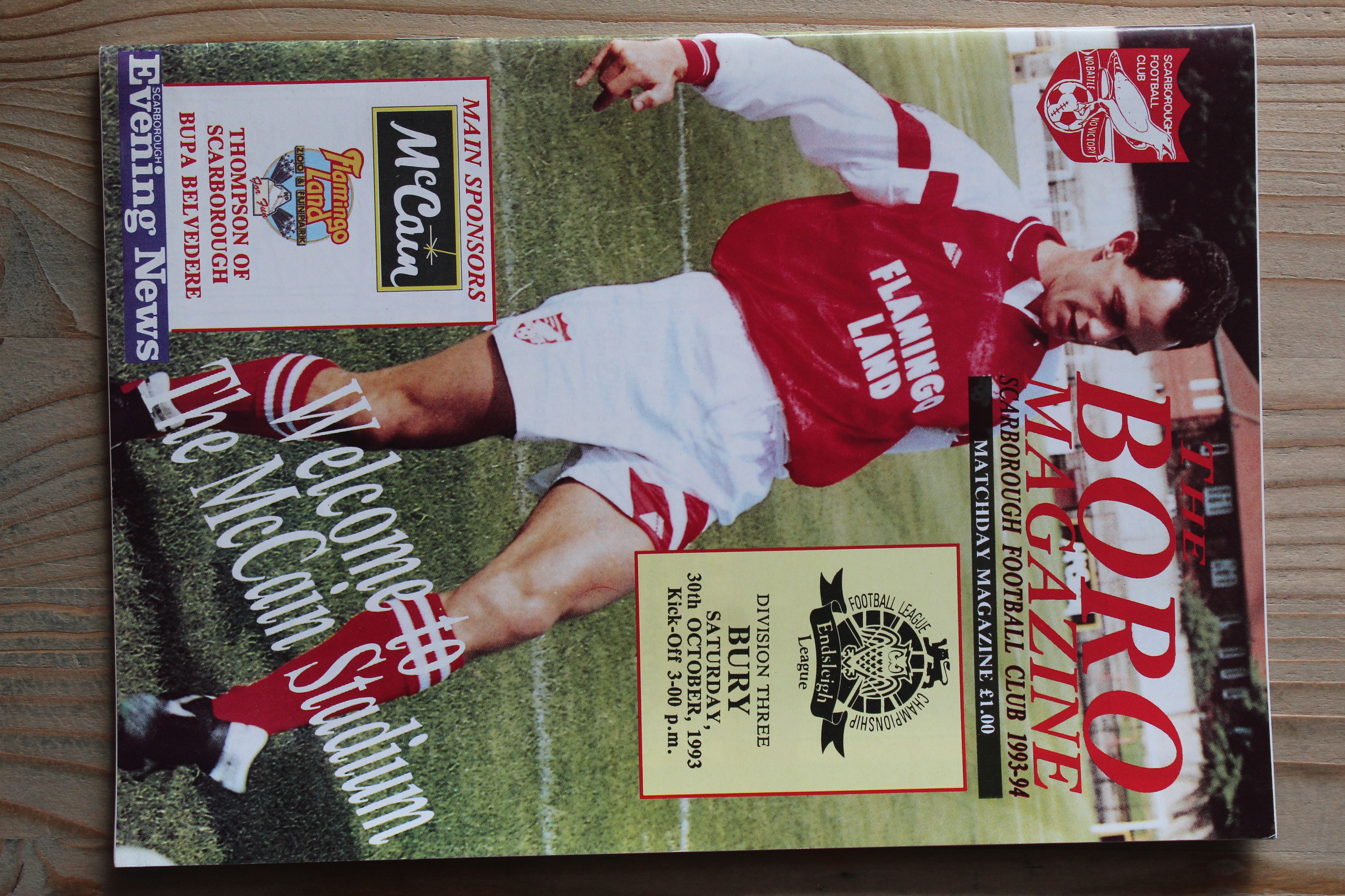 Scarborough FC v Bury FC