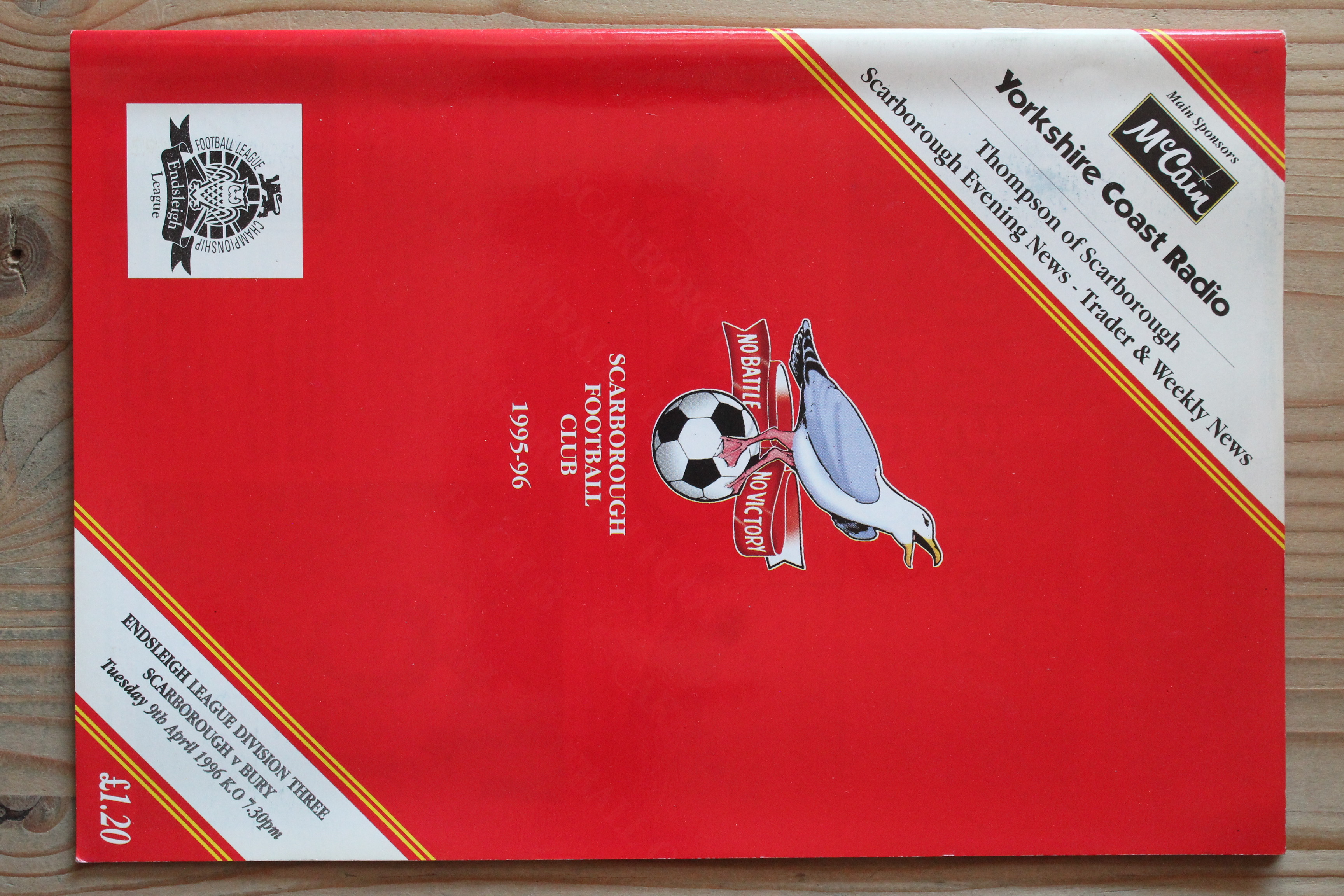 Scarborough FC v Bury FC