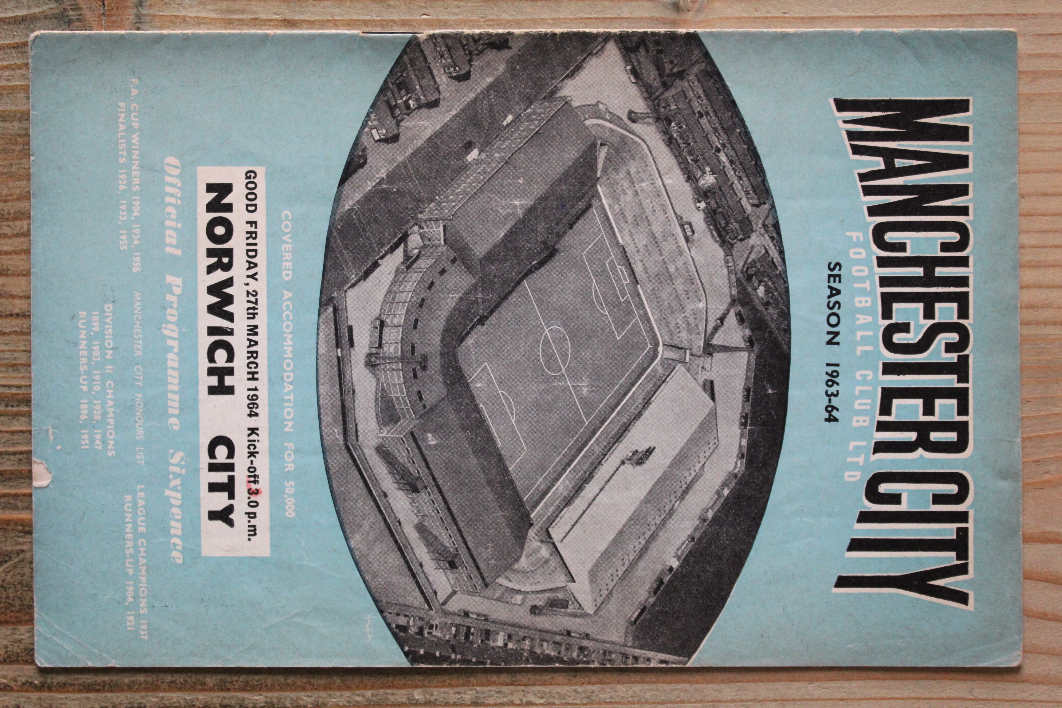 Manchester City FC v Norwich City FC
