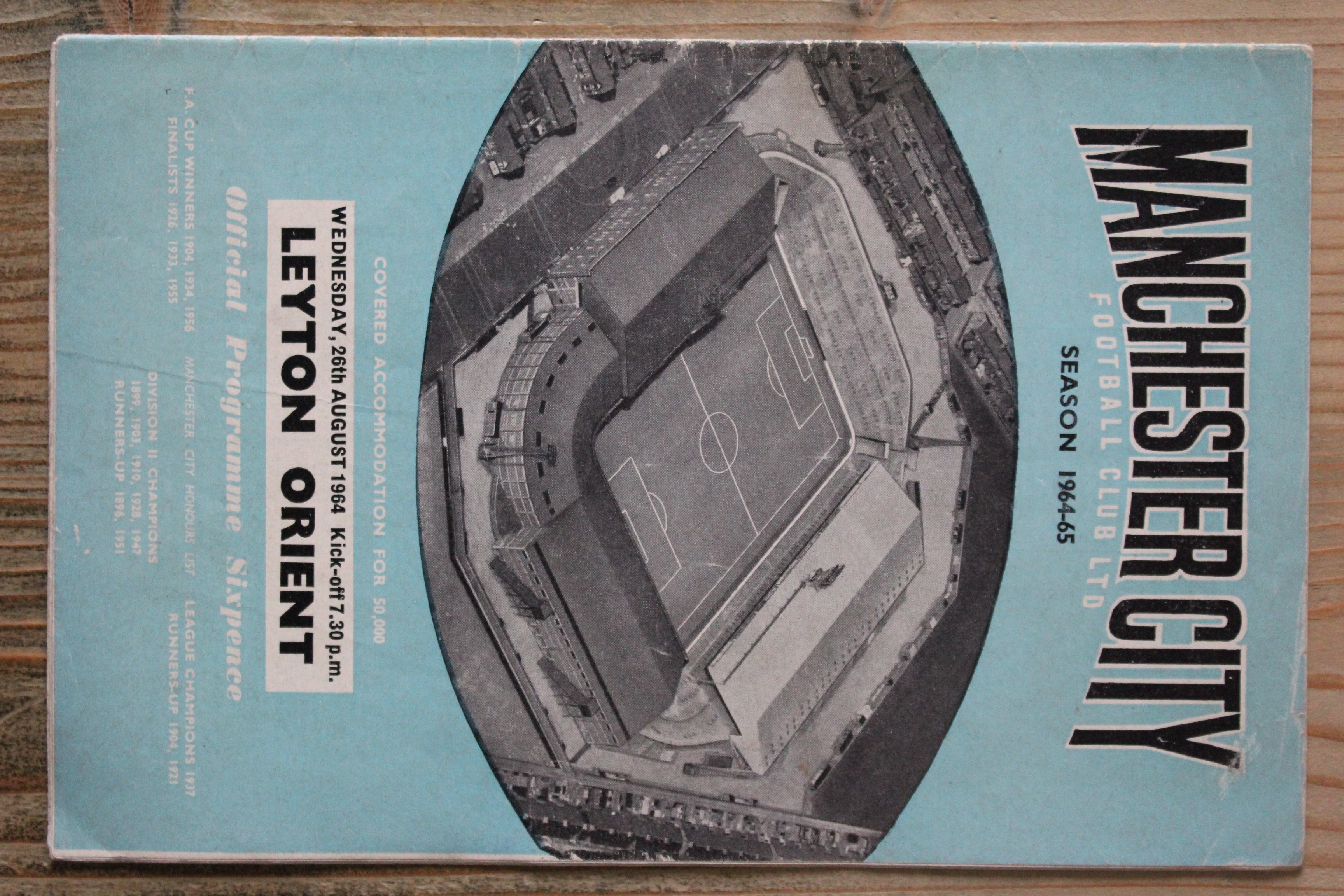 Manchester City FC v Leyton Orient FC