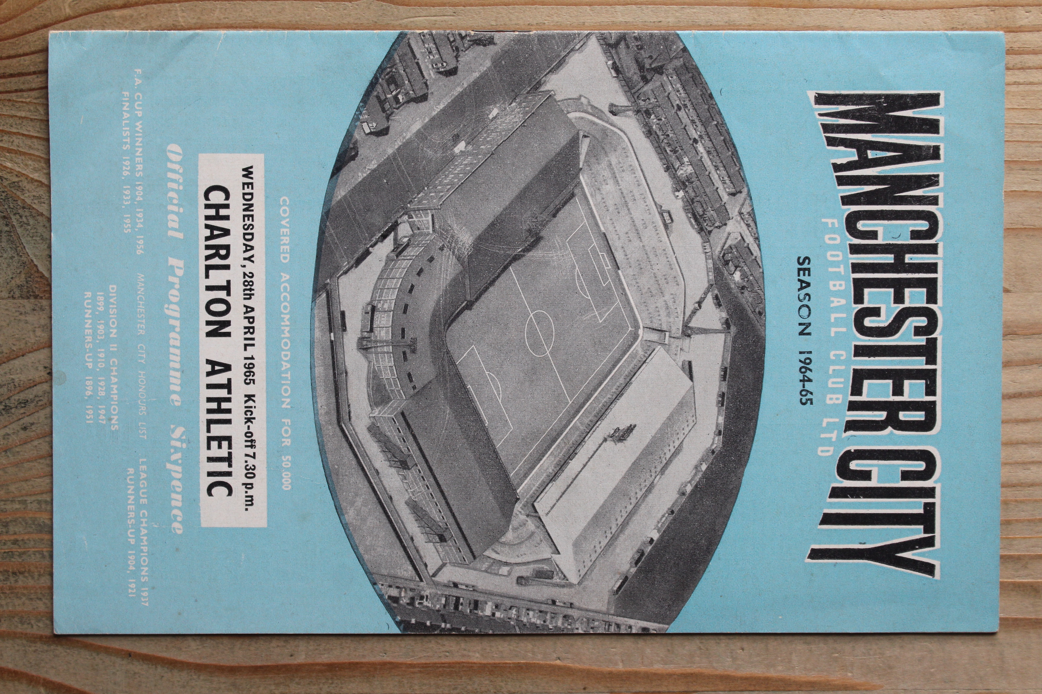 Manchester City FC v Charlton Athletic FC