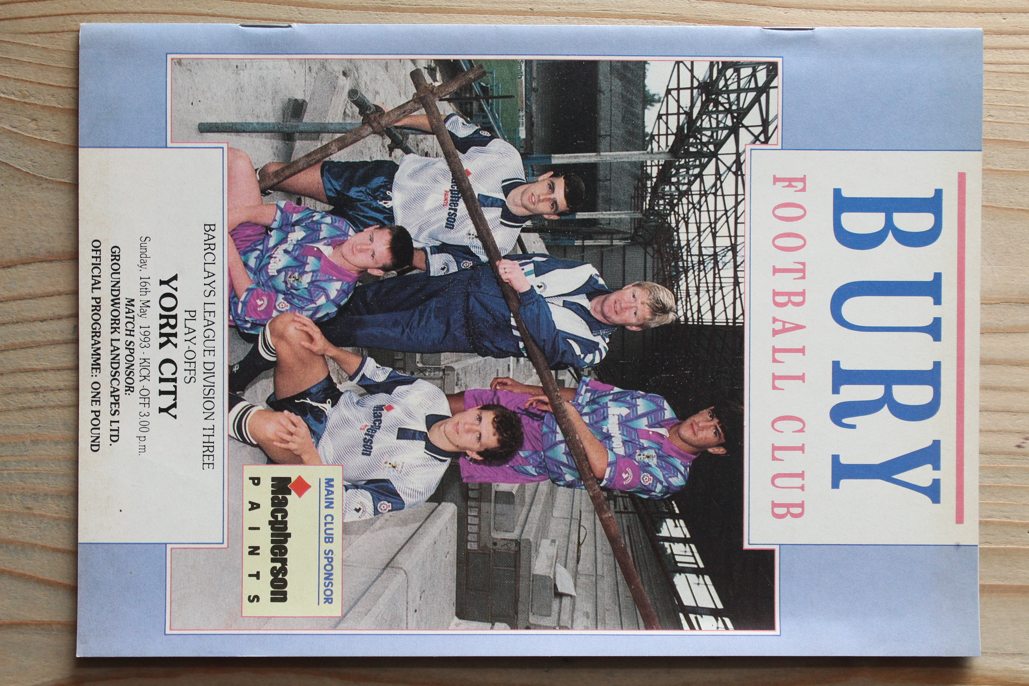 Bury FC v York City FC