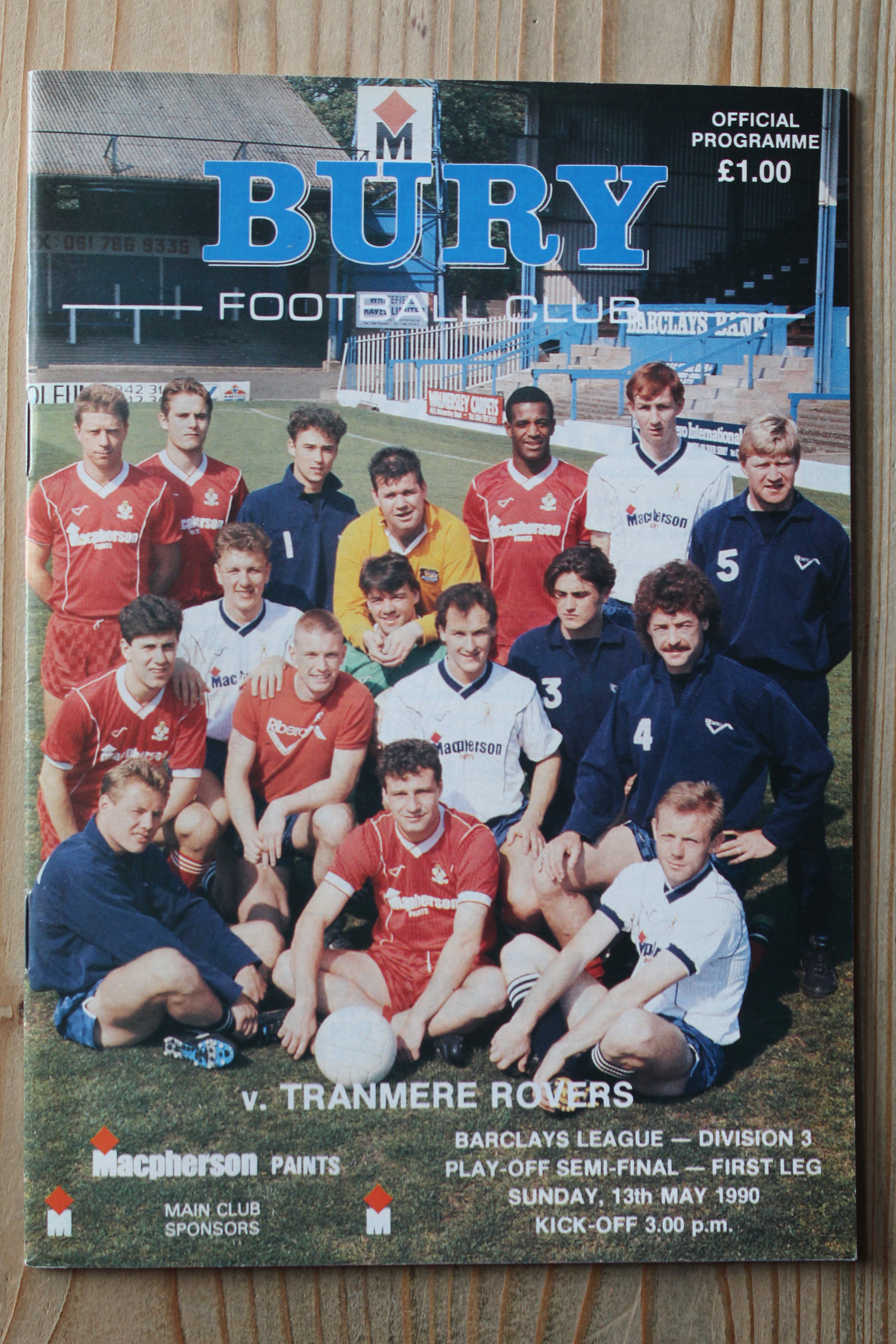 Bury FC v Tranmere Rovers FC