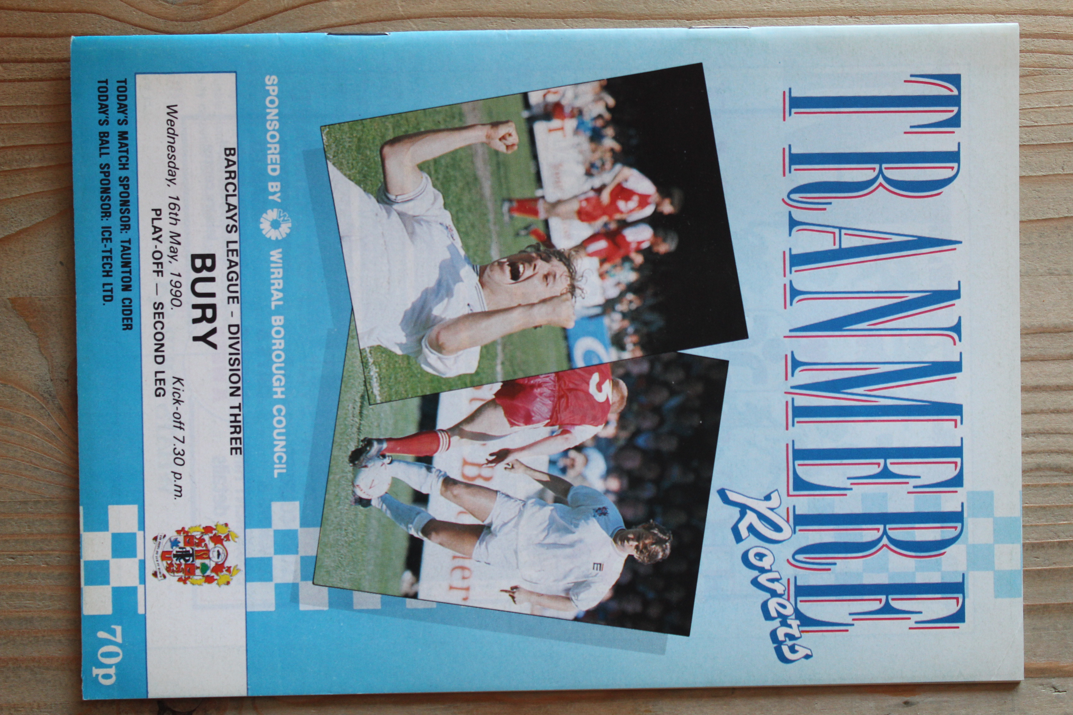 Tranmere Rovers FC v Bury FC