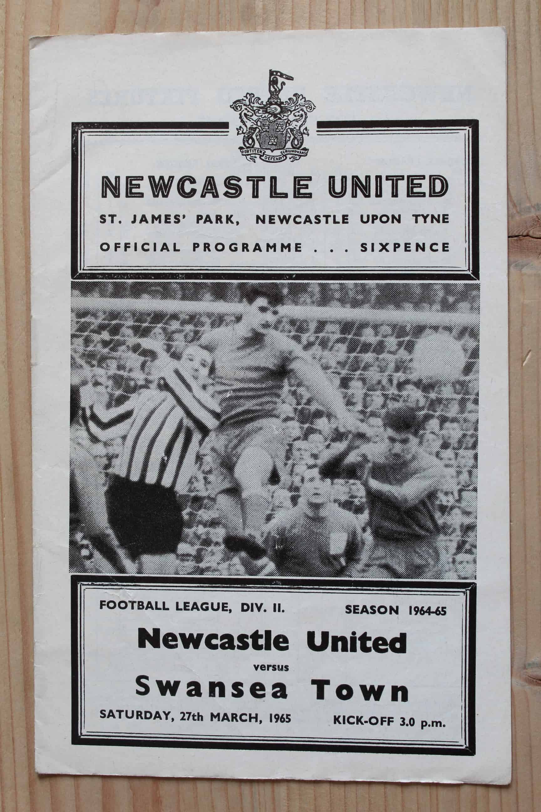 Newcastle United FC v Swansea Town