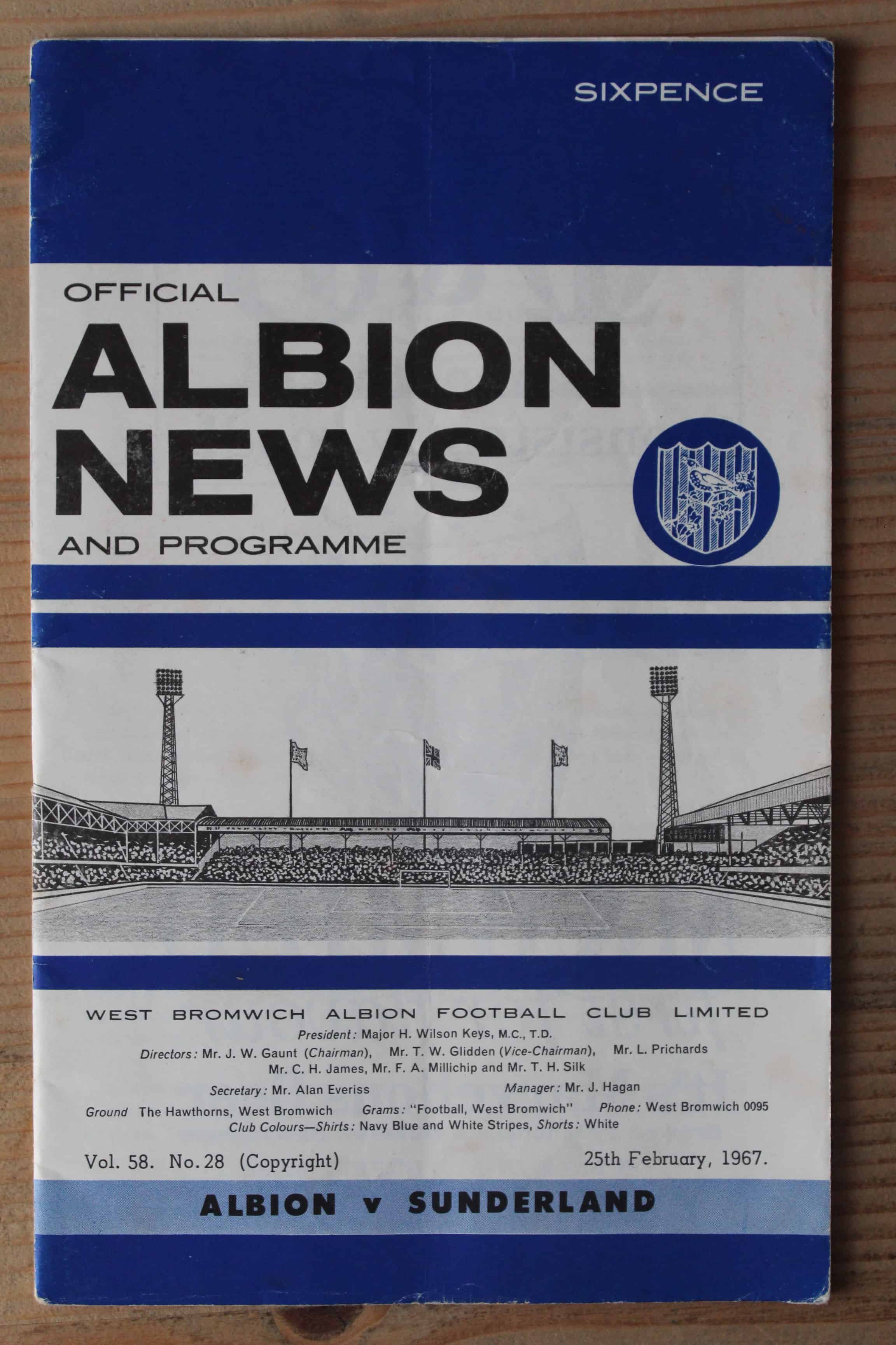 West Bromwich Albion FC  v Sunderland FC