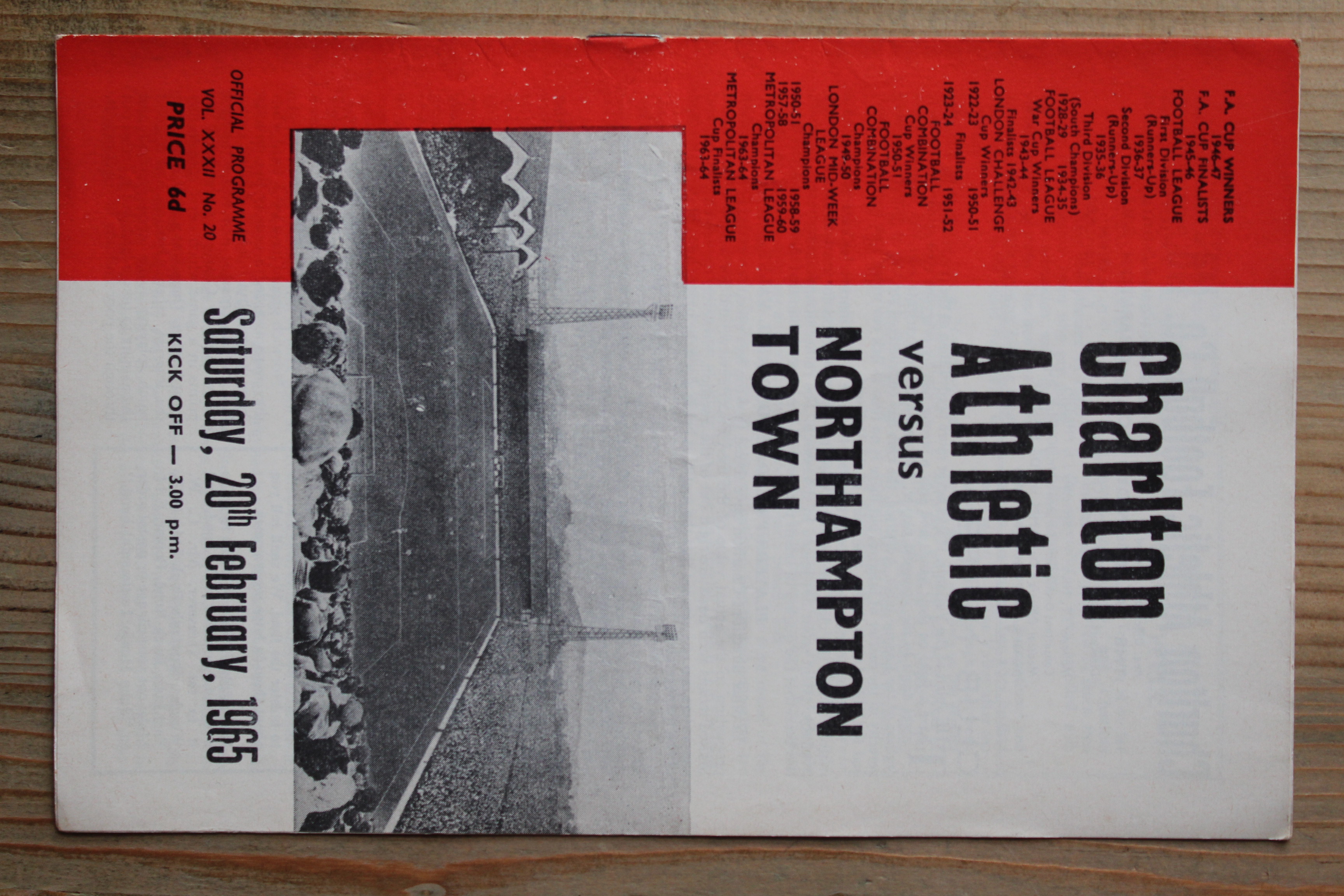 Charlton Athletic FC v Northampton Town FC