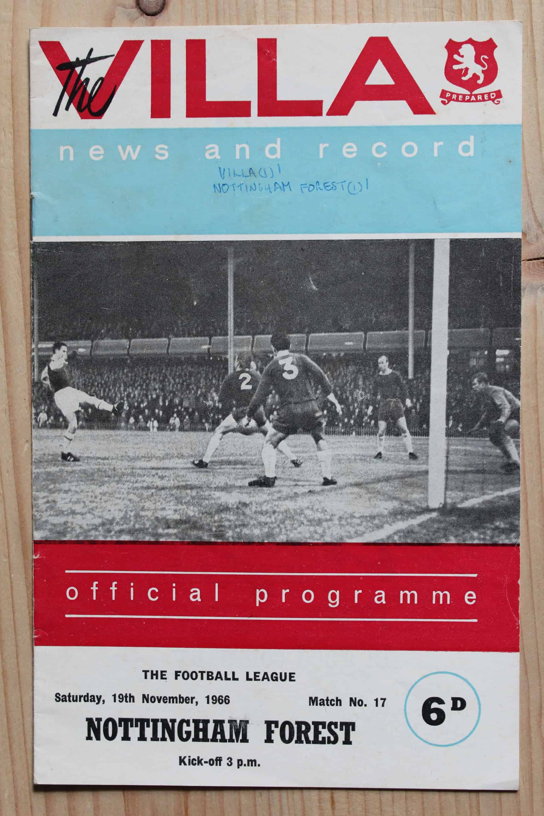 Aston Villa FC v Nottingham Forest FC