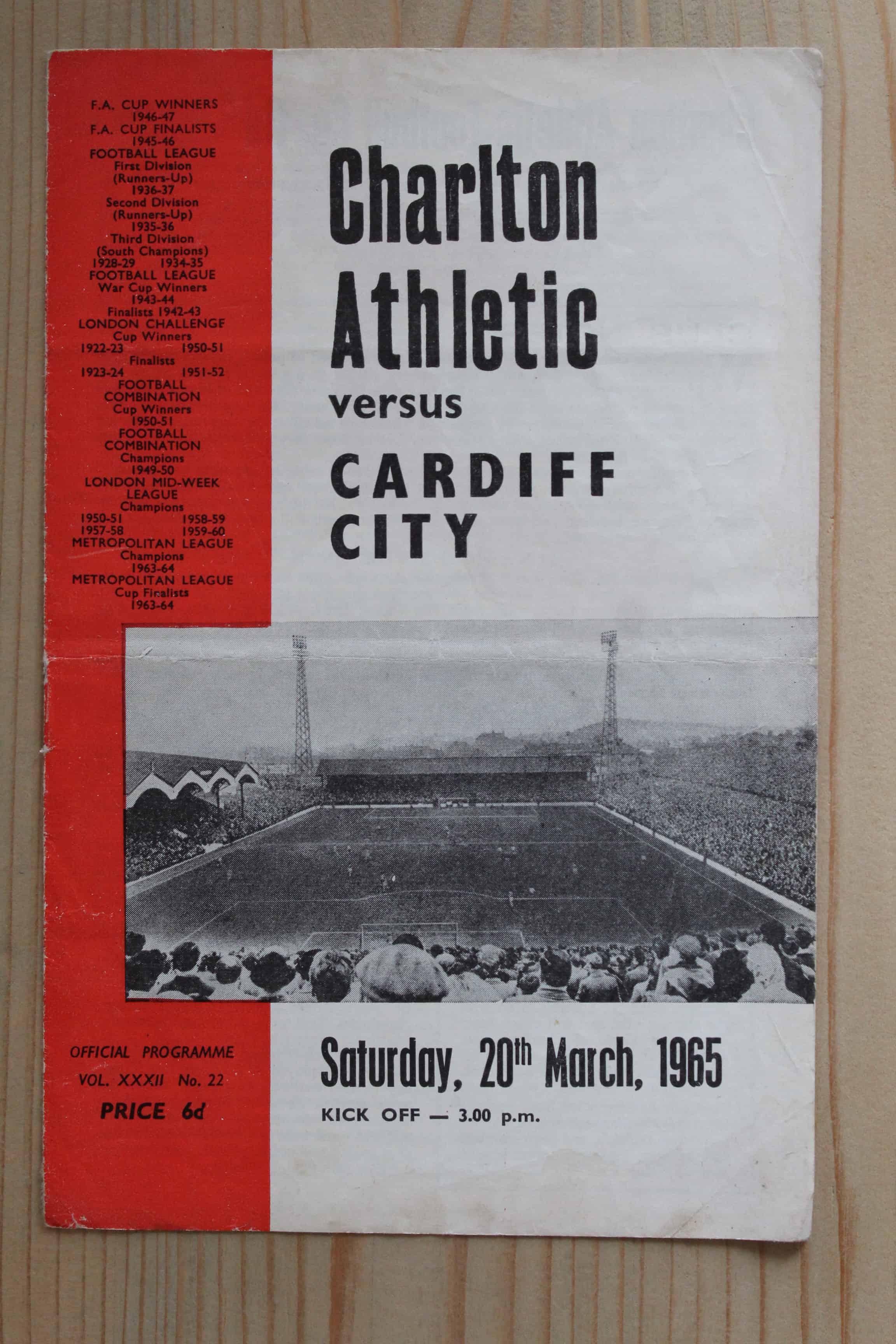 Charlton Athletic FC v Cardiff City FC