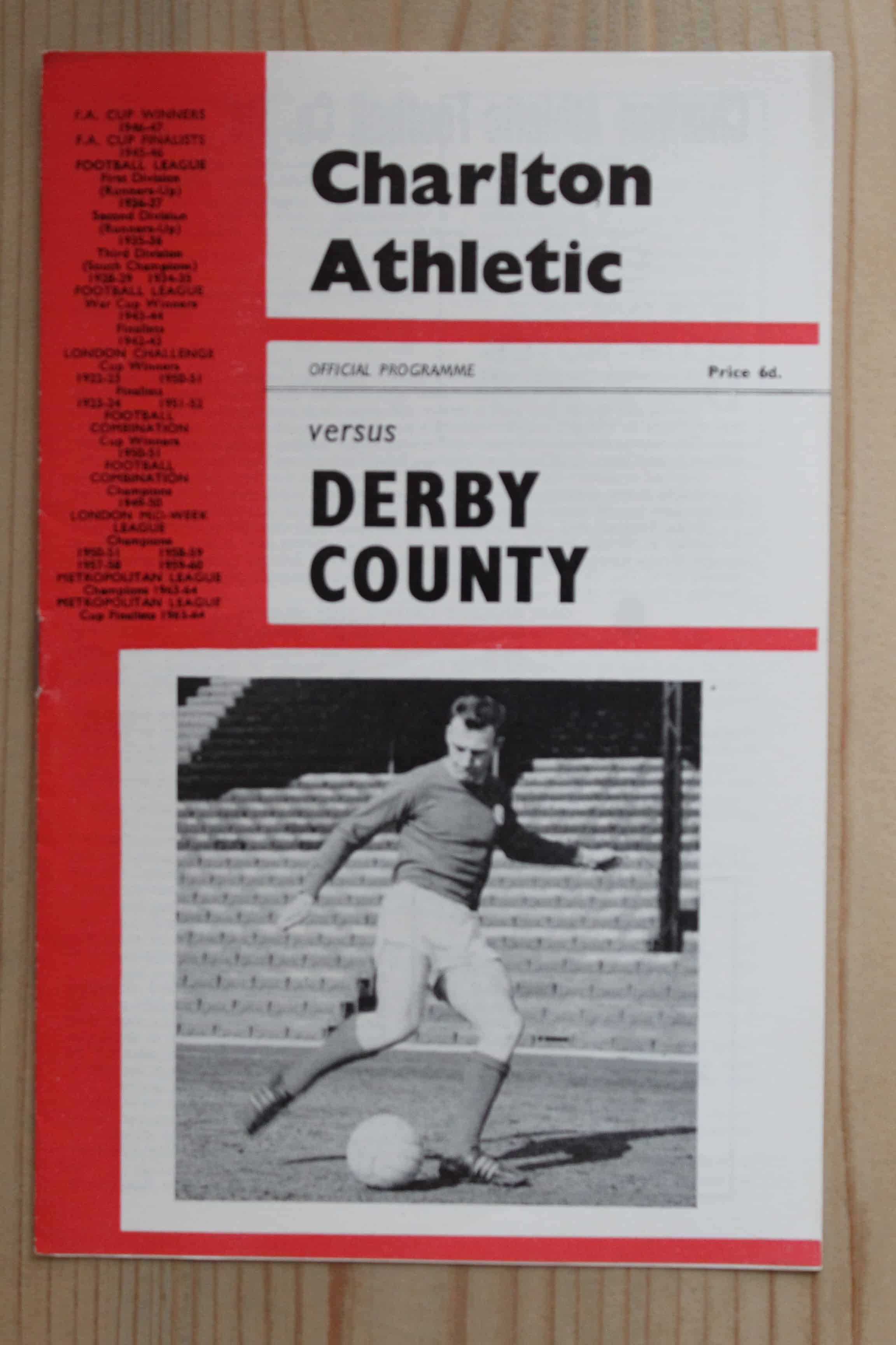 Charlton Athletic FC v Derby County FC