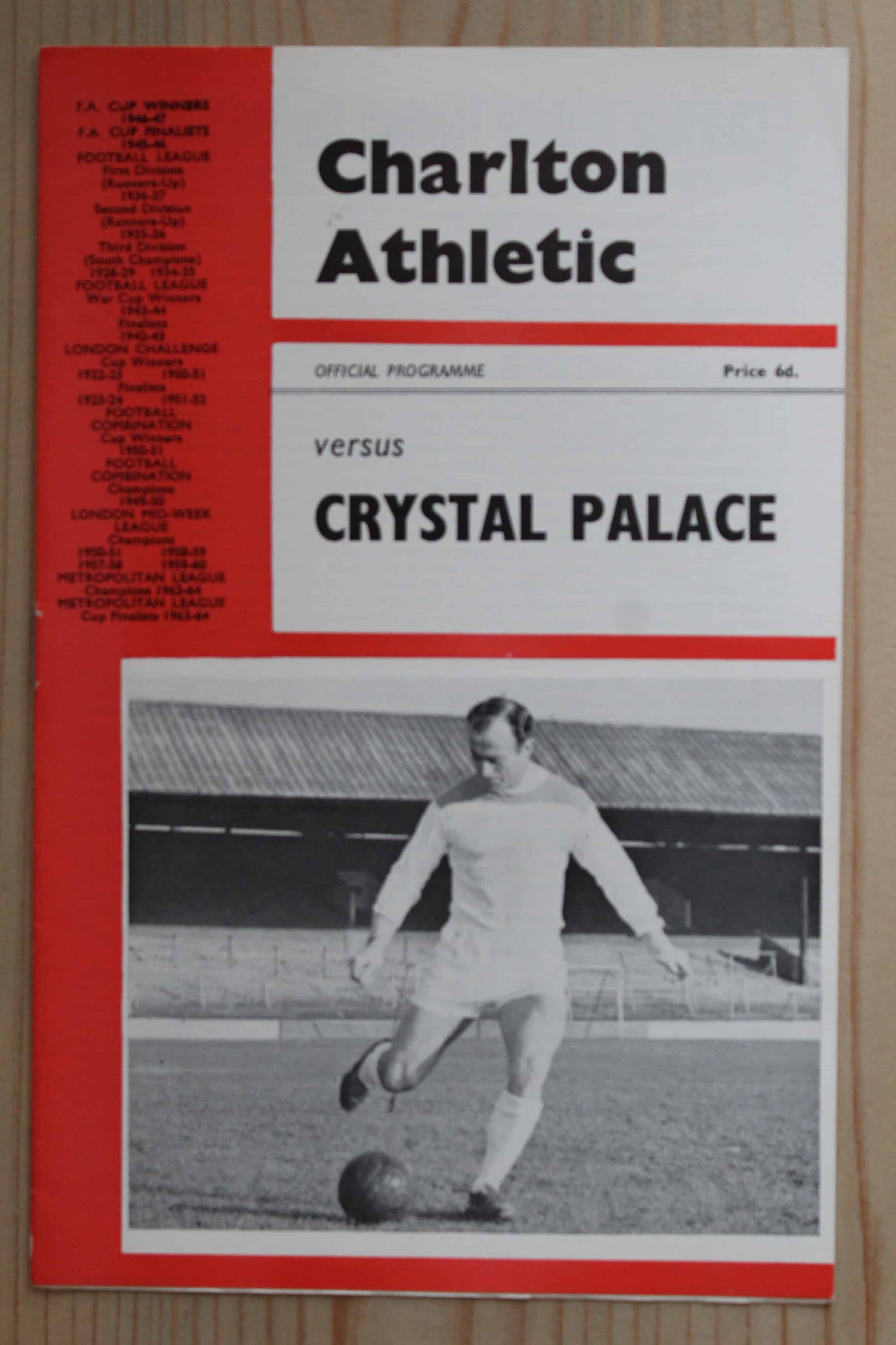 Charlton Athletic FC v Crystal Palace FC