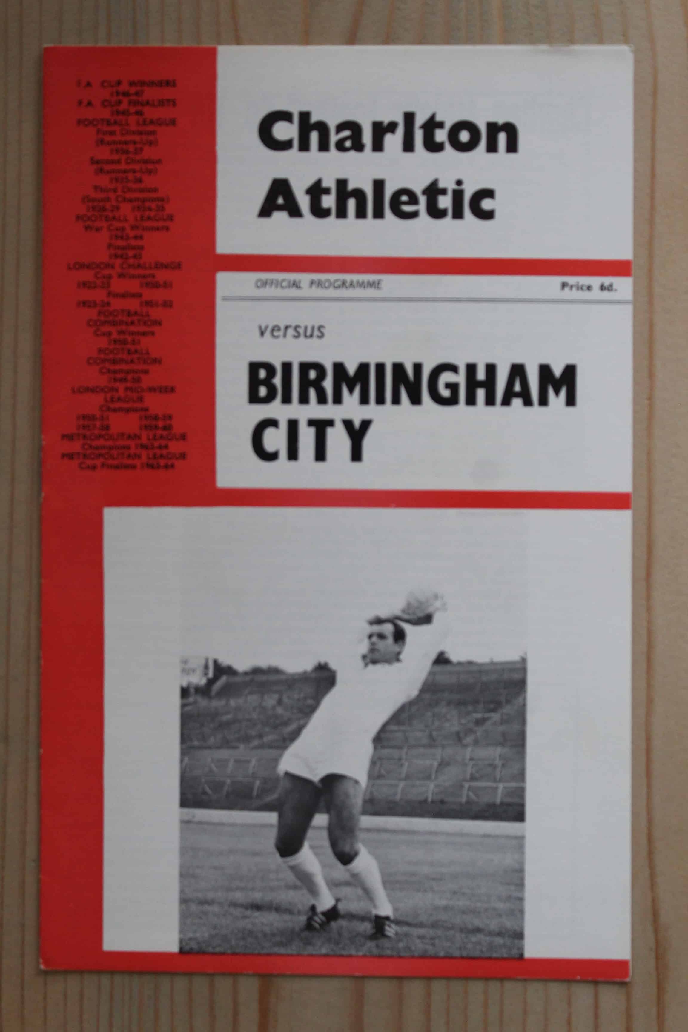 Charlton Athletic FC v Birmingham City FC