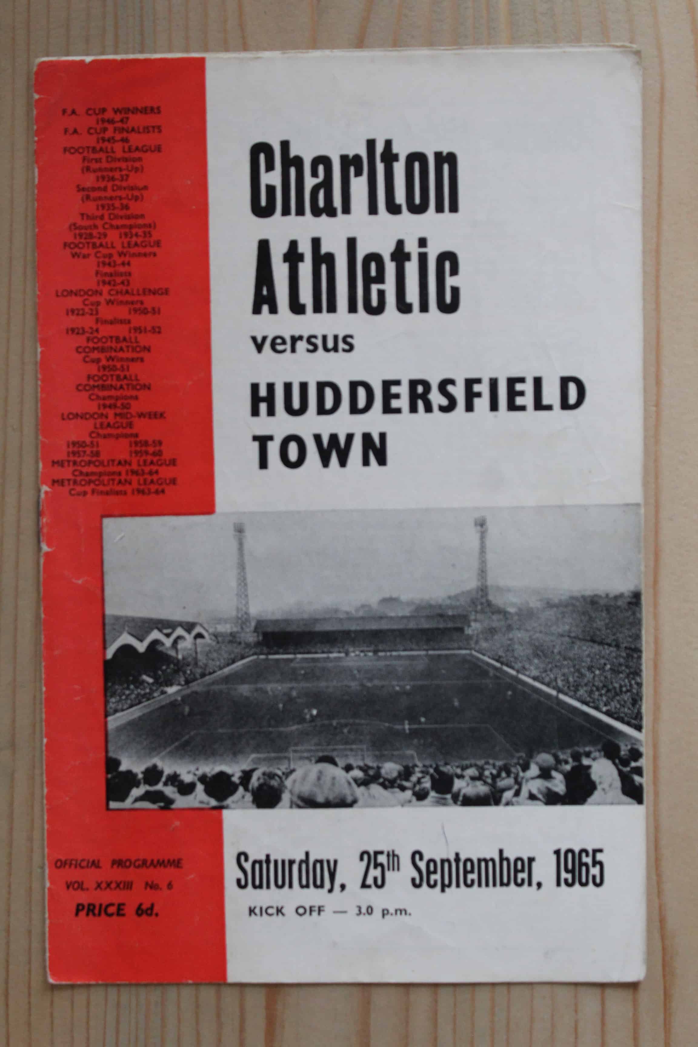 Charlton Athletic FC v Huddersfield Town FC