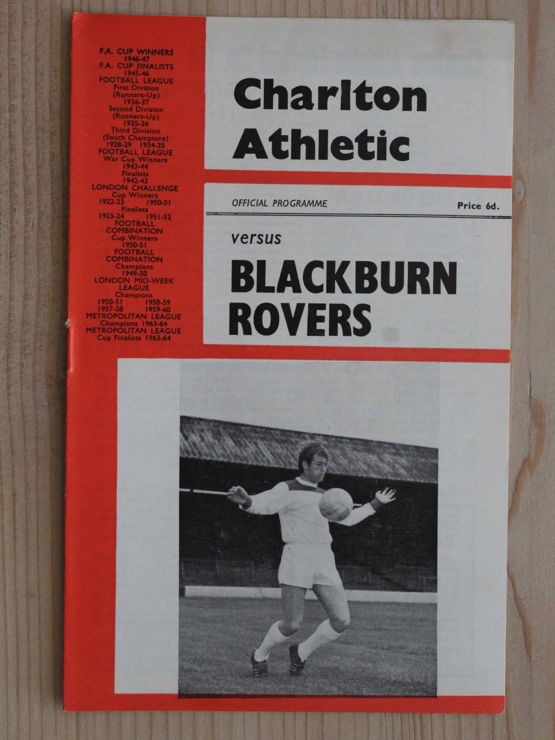 Charlton Athletic FC v Blackburn Rovers FC