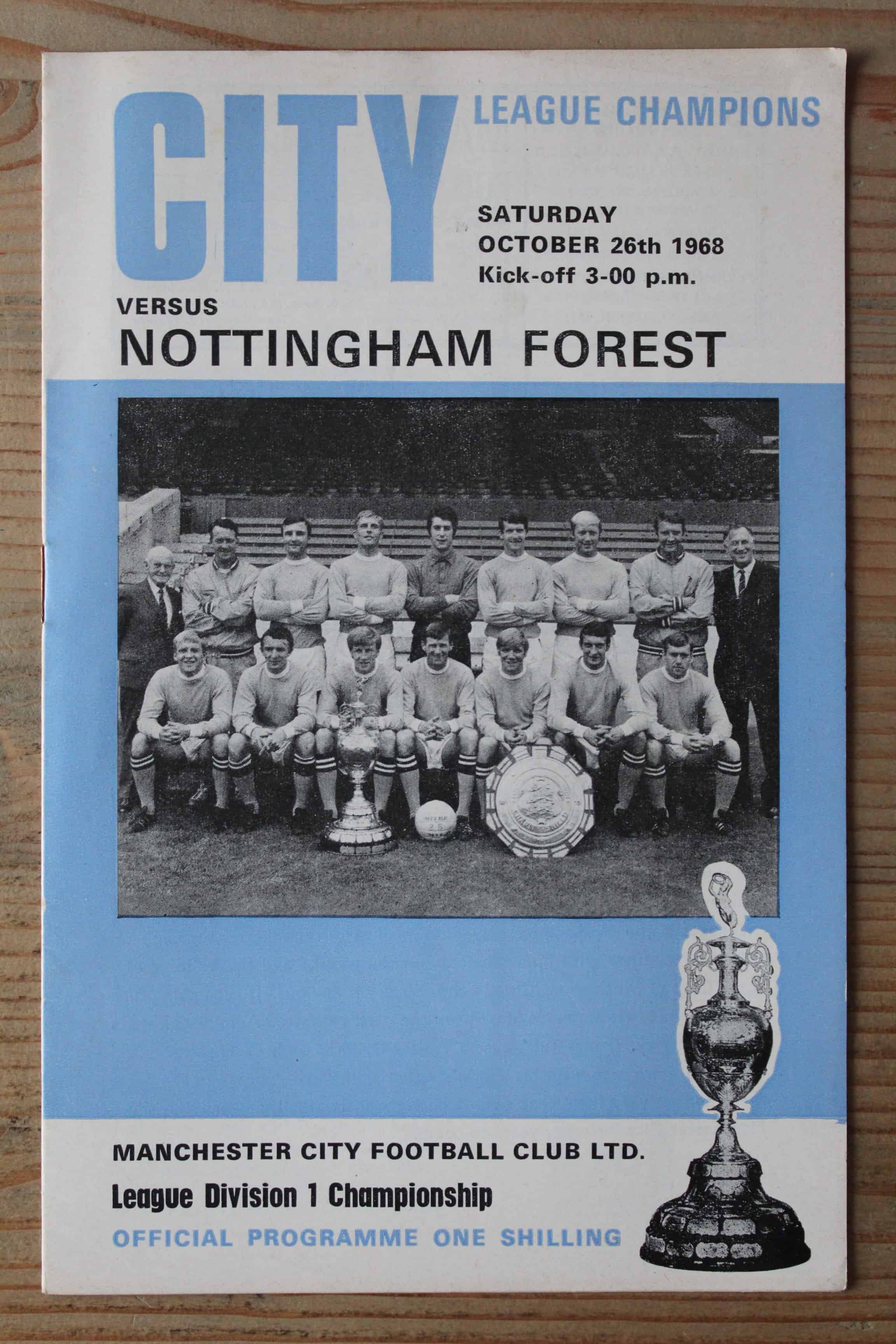 Manchester City FC v Nottingham Forest FC