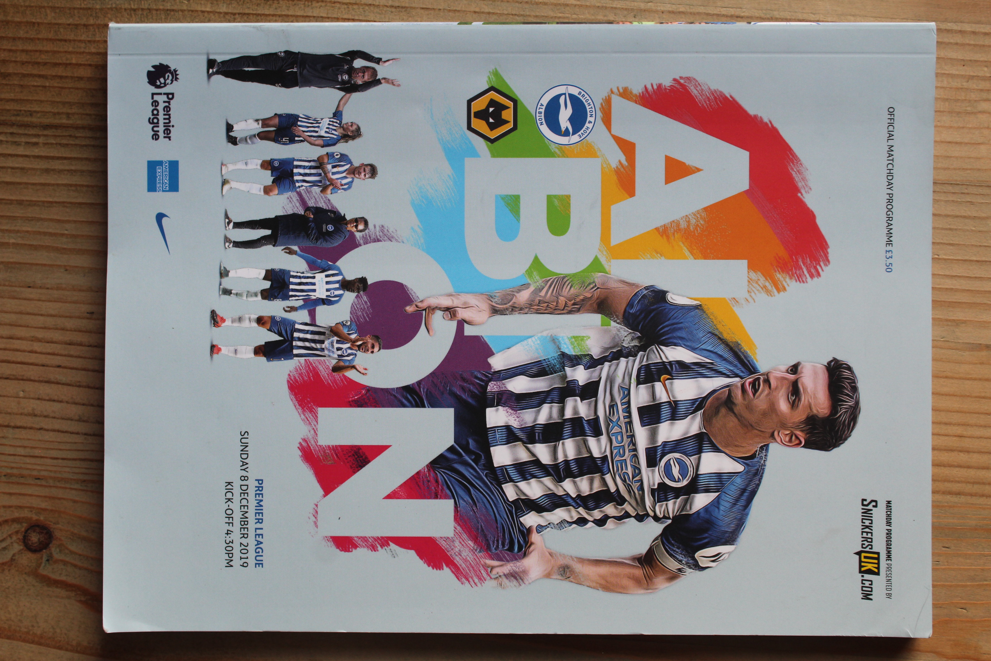 Brighton & Hove Albion FC v Wolverhampton Wanderers FC