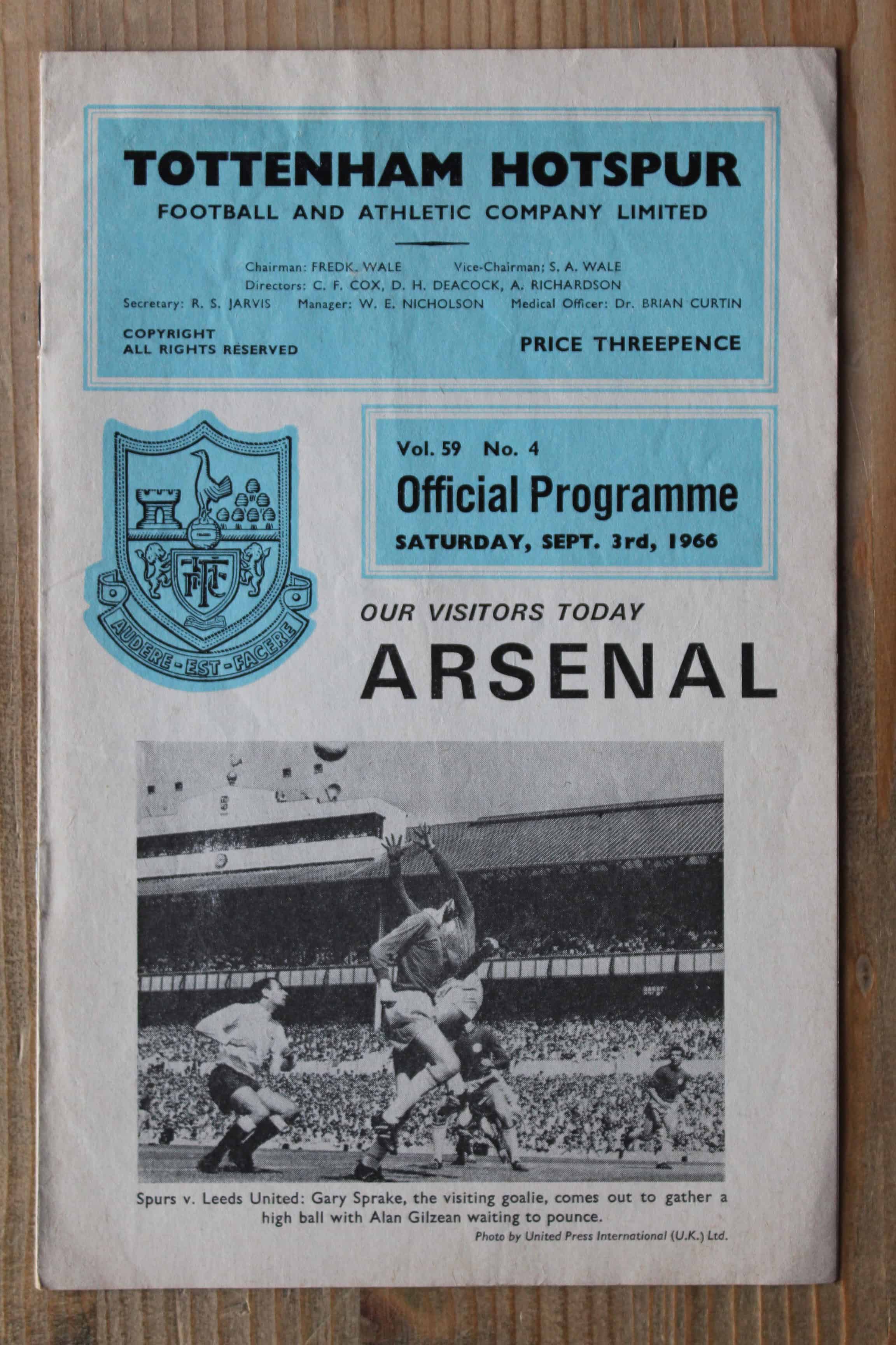 Tottenham Hotspur FC v Arsenal FC