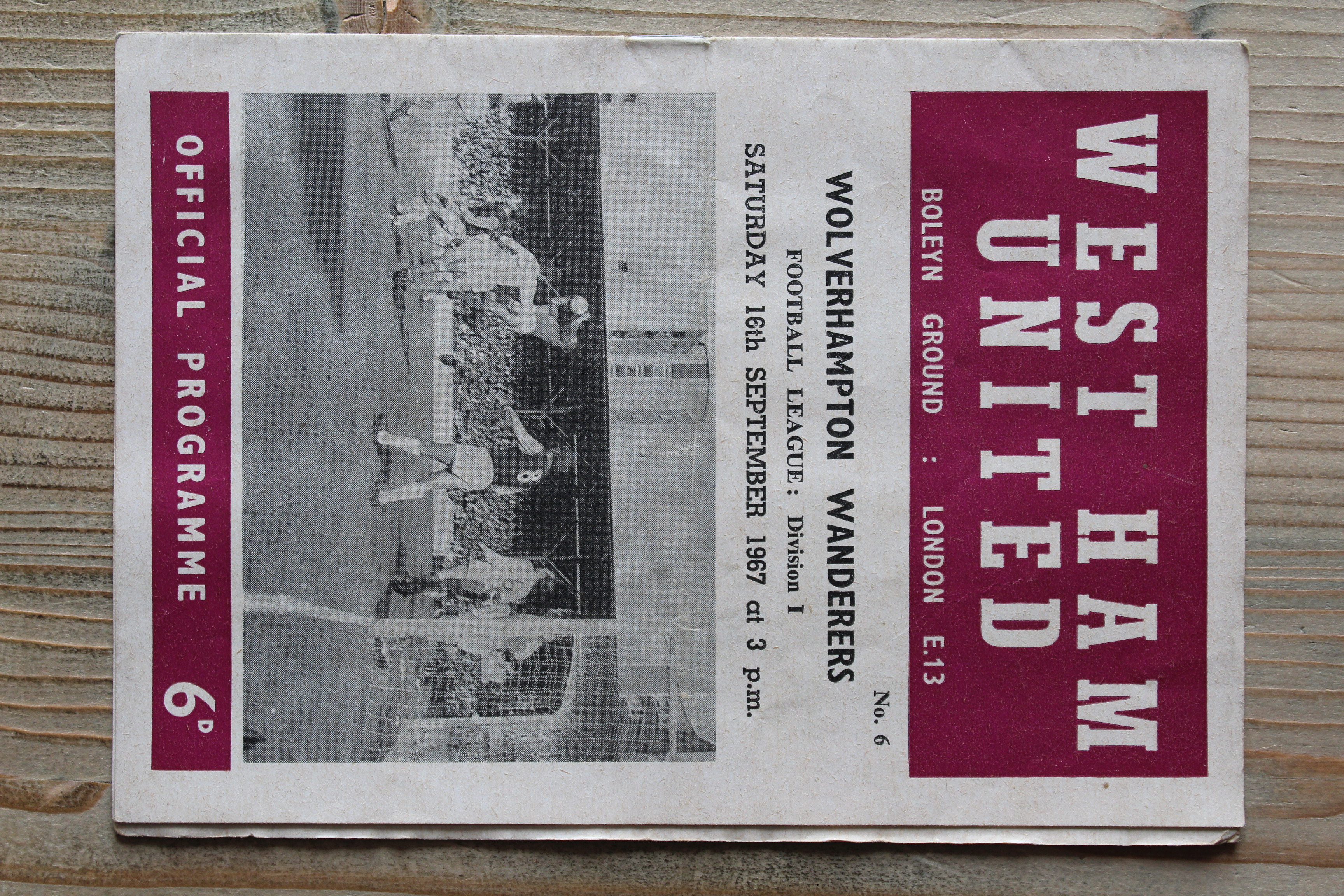 West Ham United FC v Wolverhampton Wanderers FC