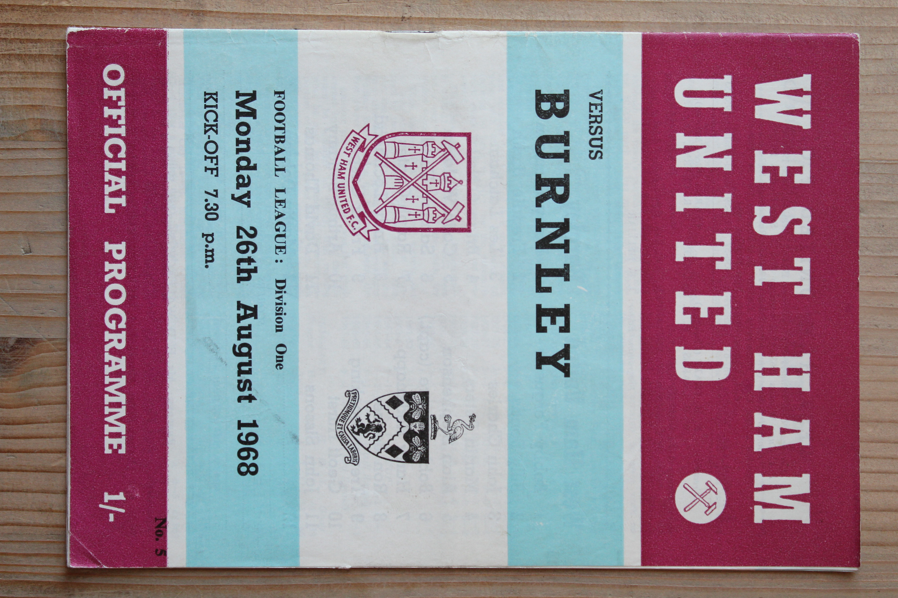 West Ham United FC v Burnley FC