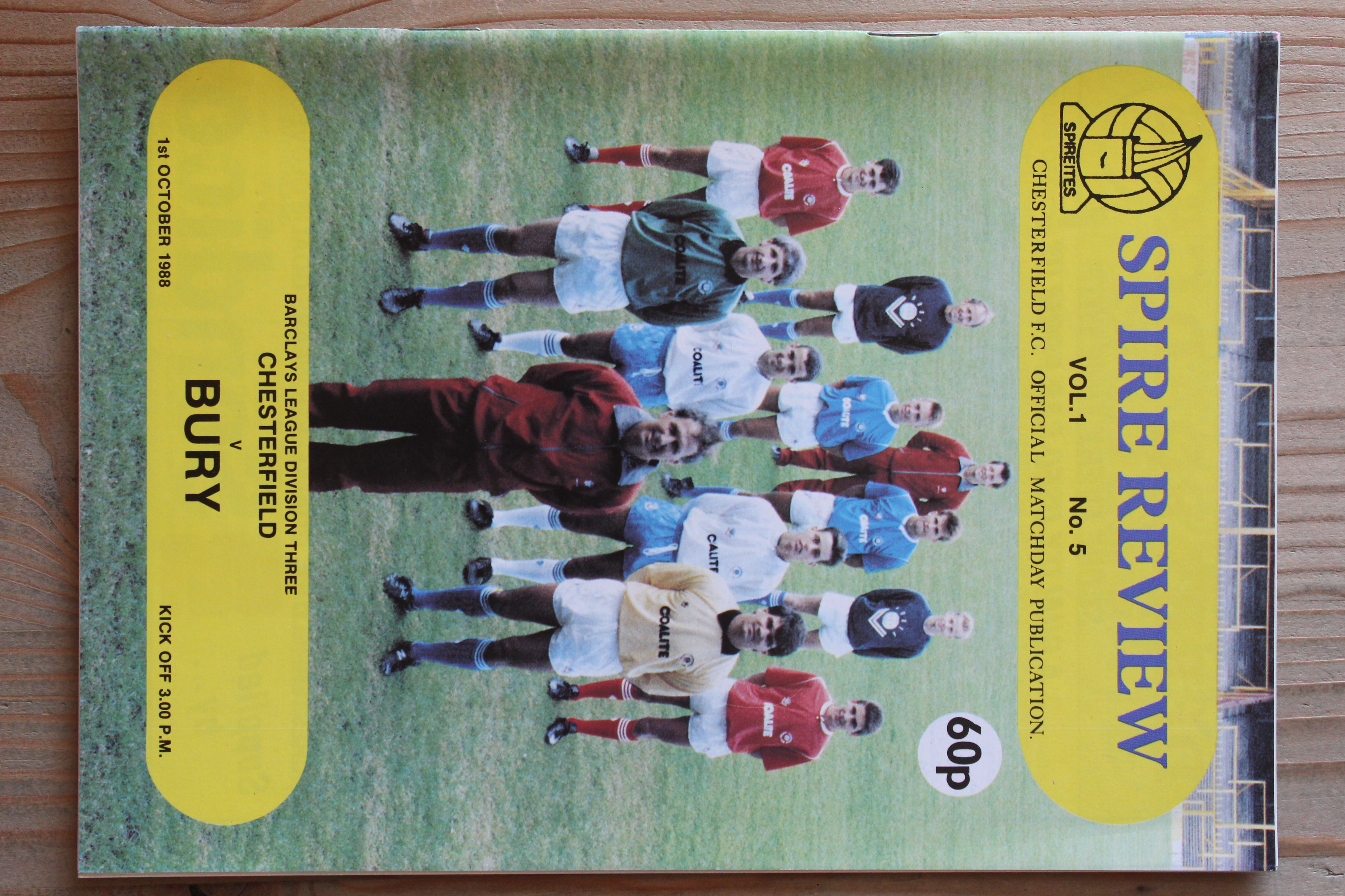 Chesterfield FC v Bury FC