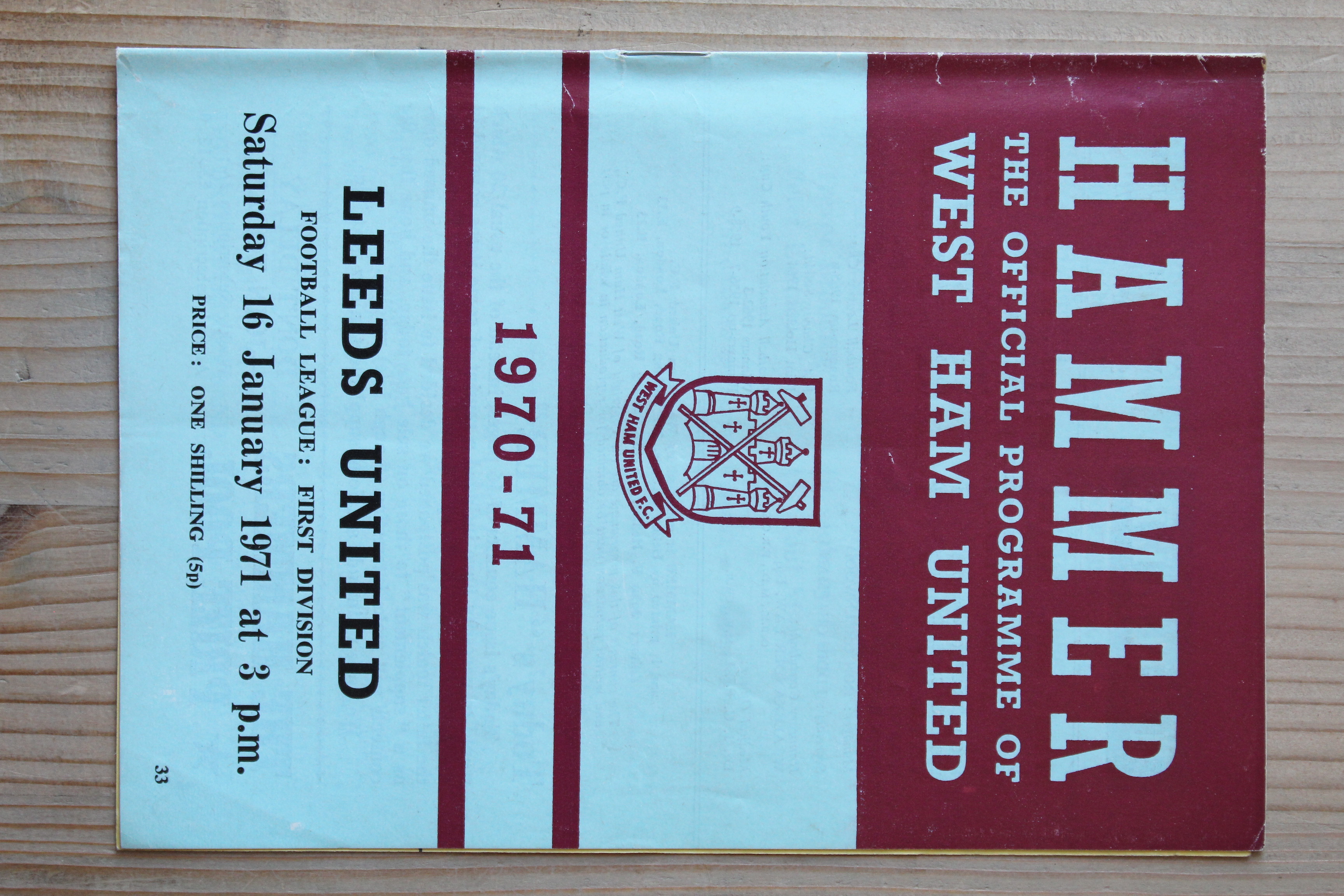 West Ham United FC v Leeds United FC