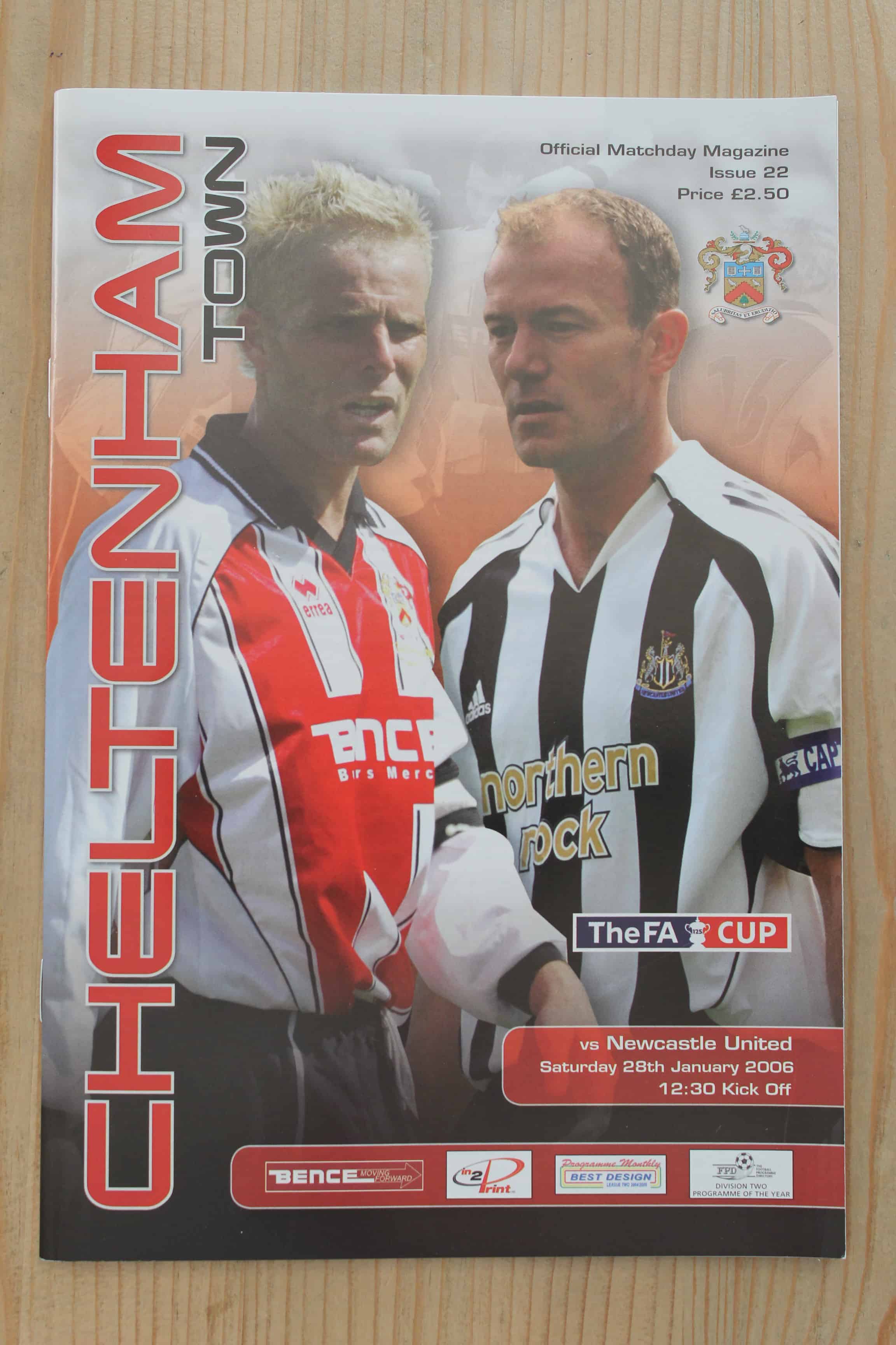 Cheltenham Town FC v Newcastle United FC