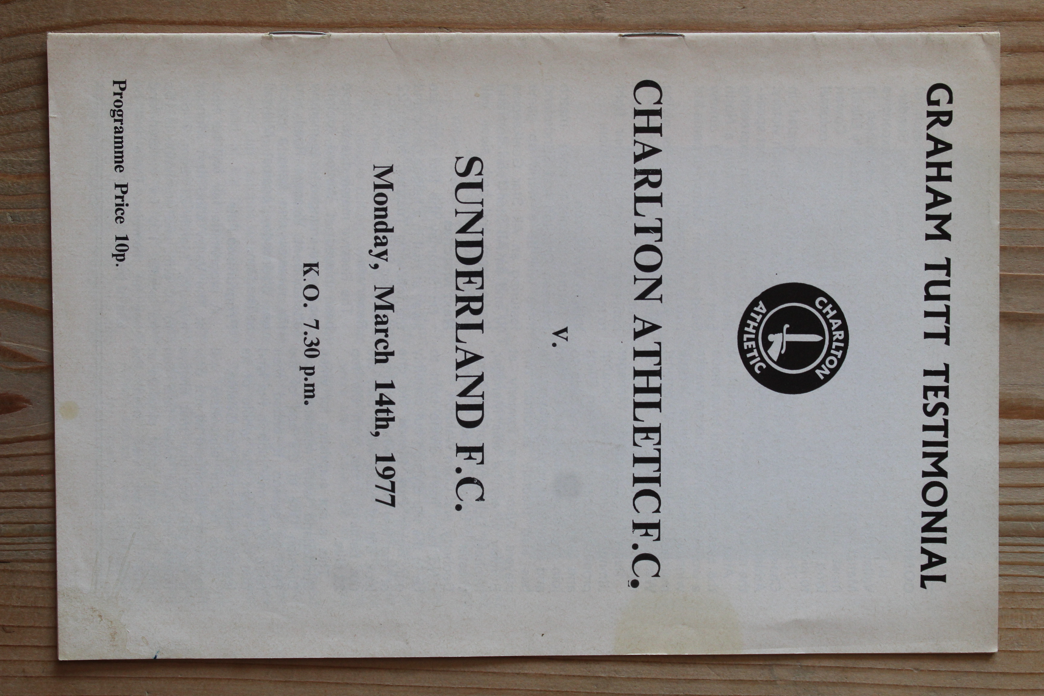 Charlton Athletic FC v Sunderland FC