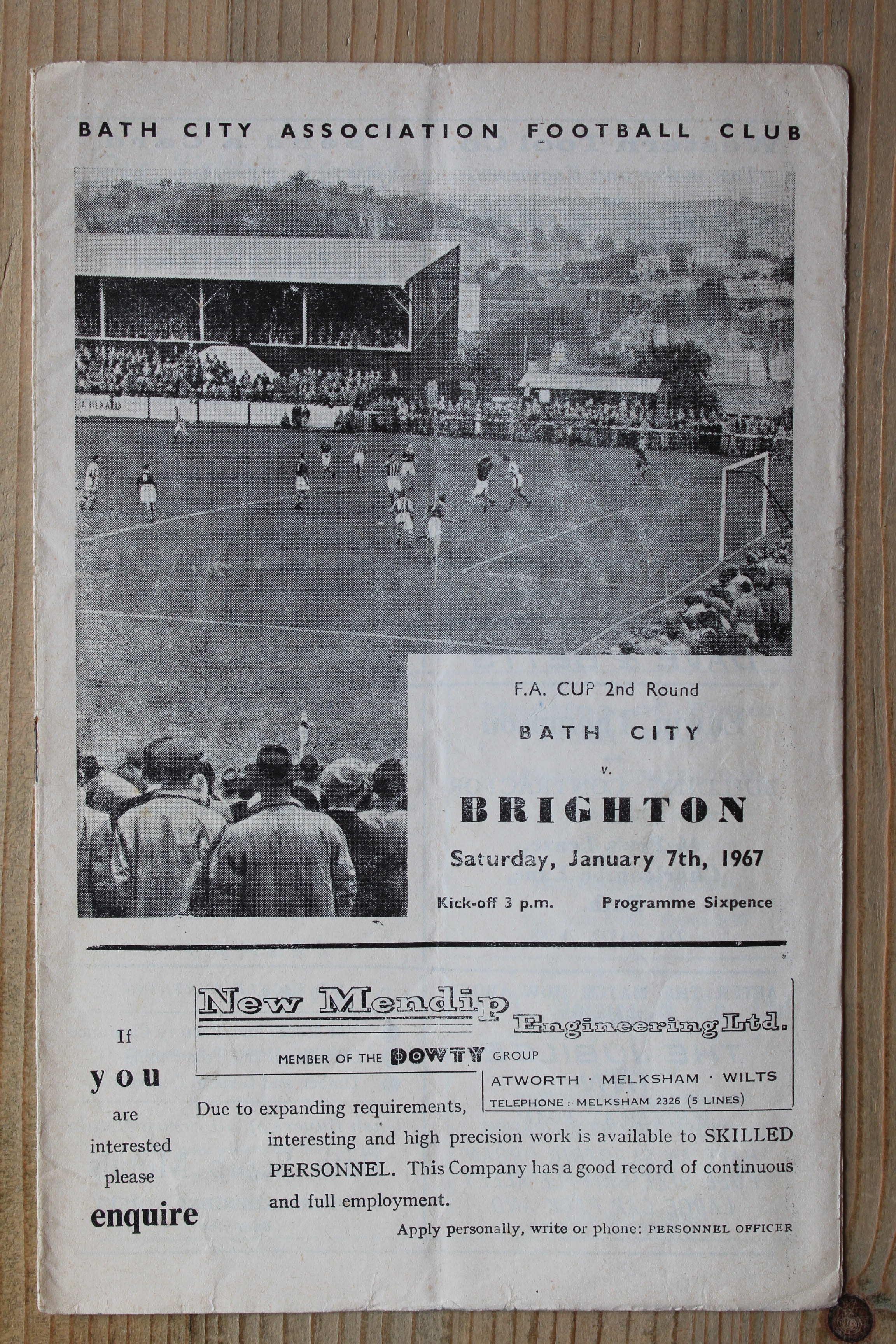 Bath City v Brighton & Hove Albion FC