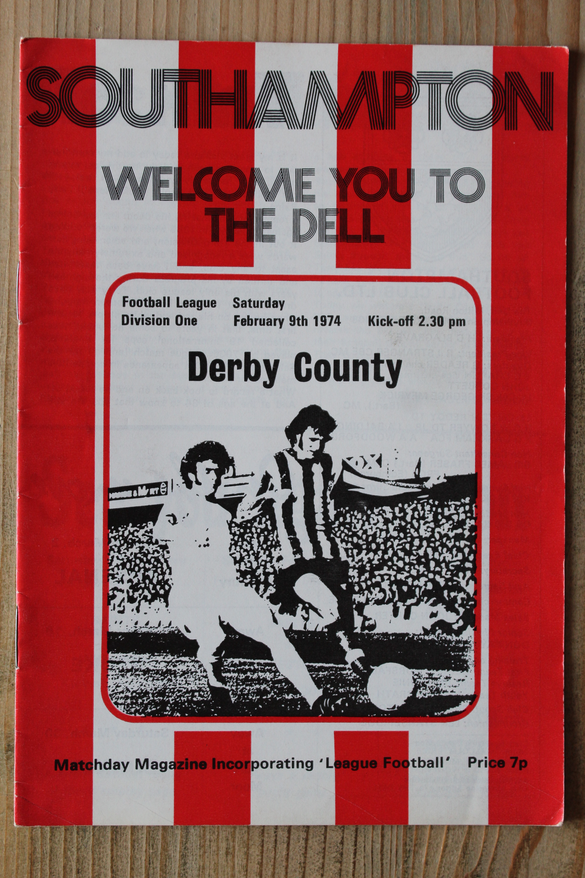 Southampton FC v Derby County FC