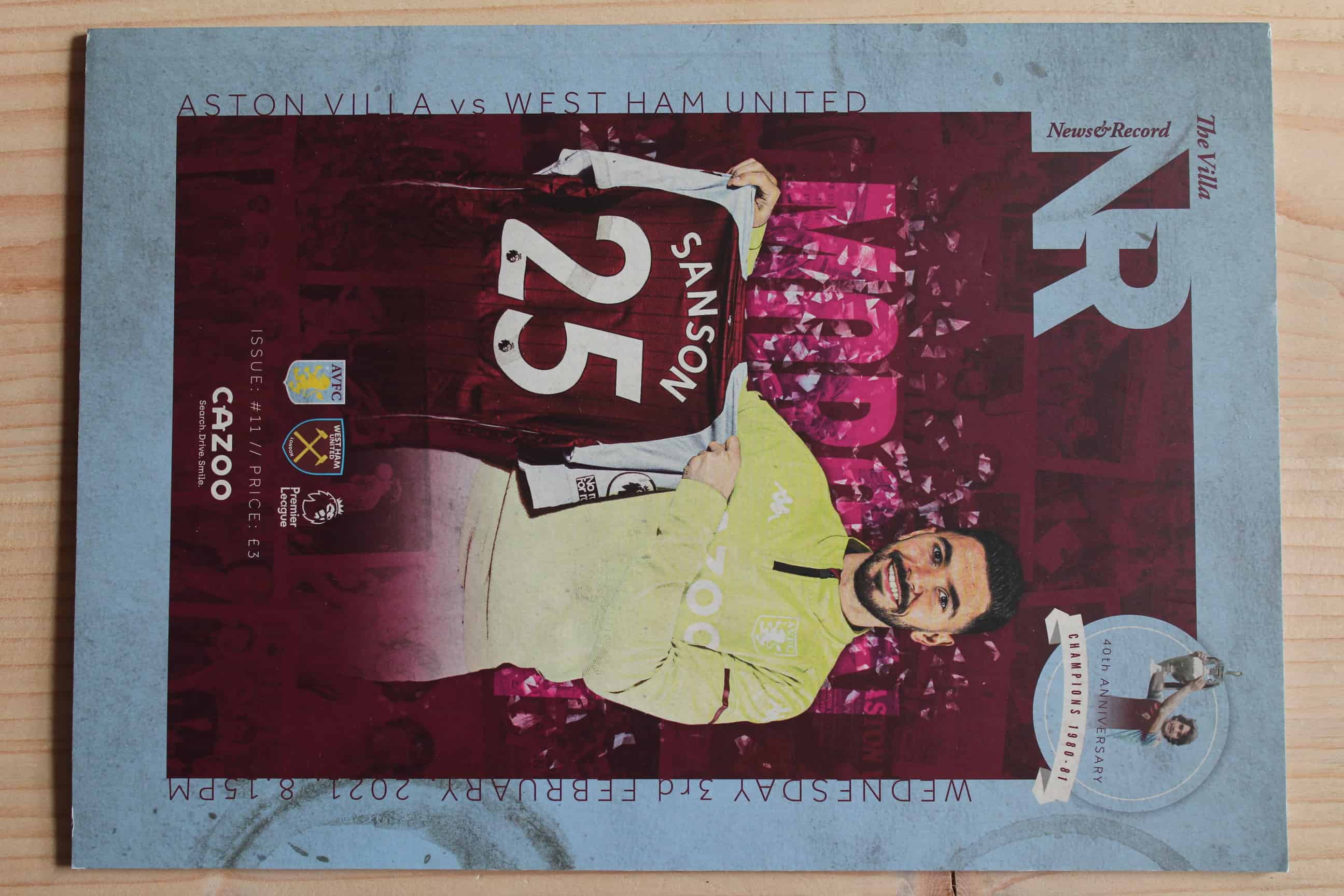 Aston Villa FC v West Ham United FC