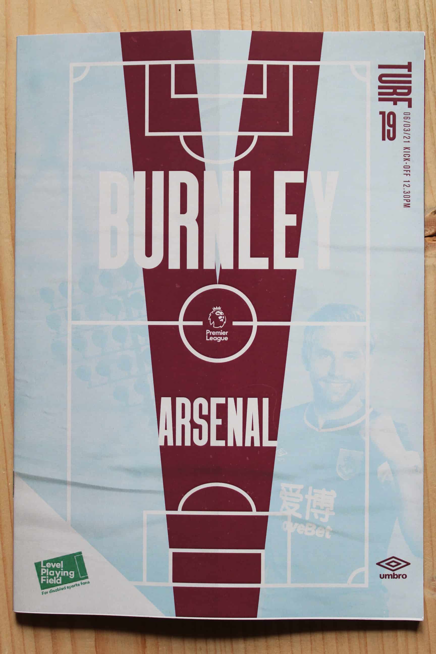 Burnley FC v Arsenal FC