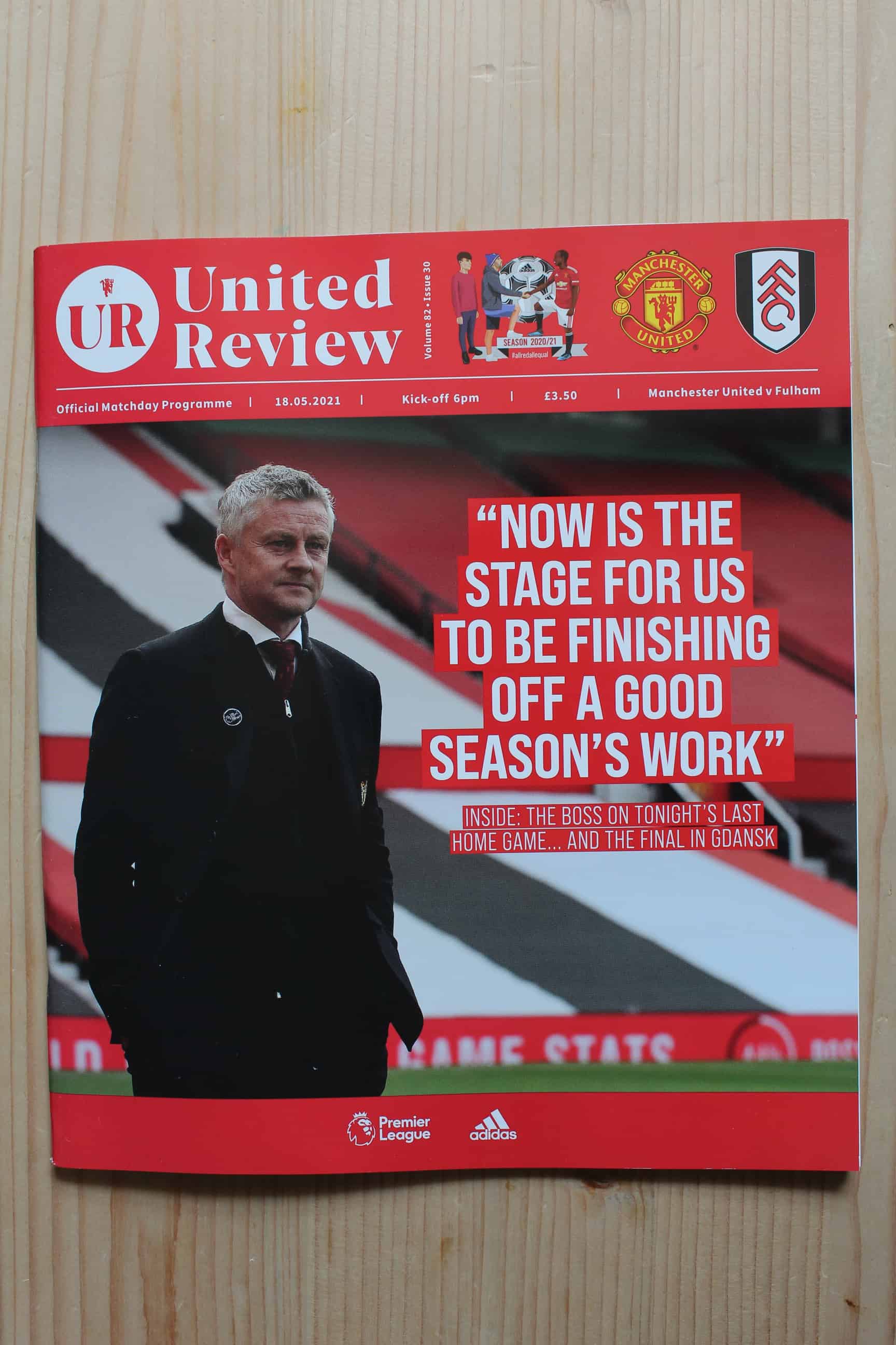 Manchester United FC v Fulham FC
