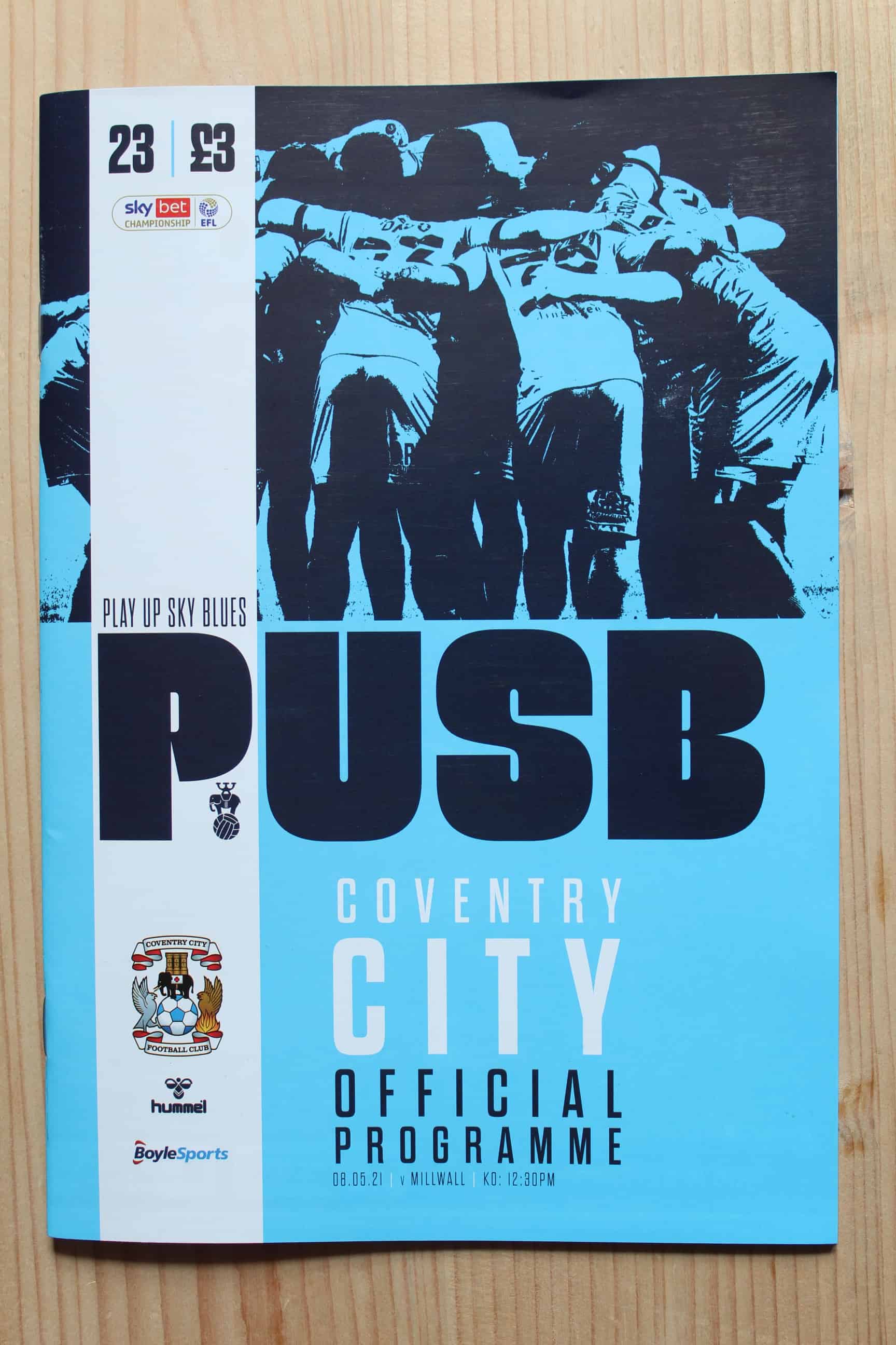 Coventry City FC v Millwall FC