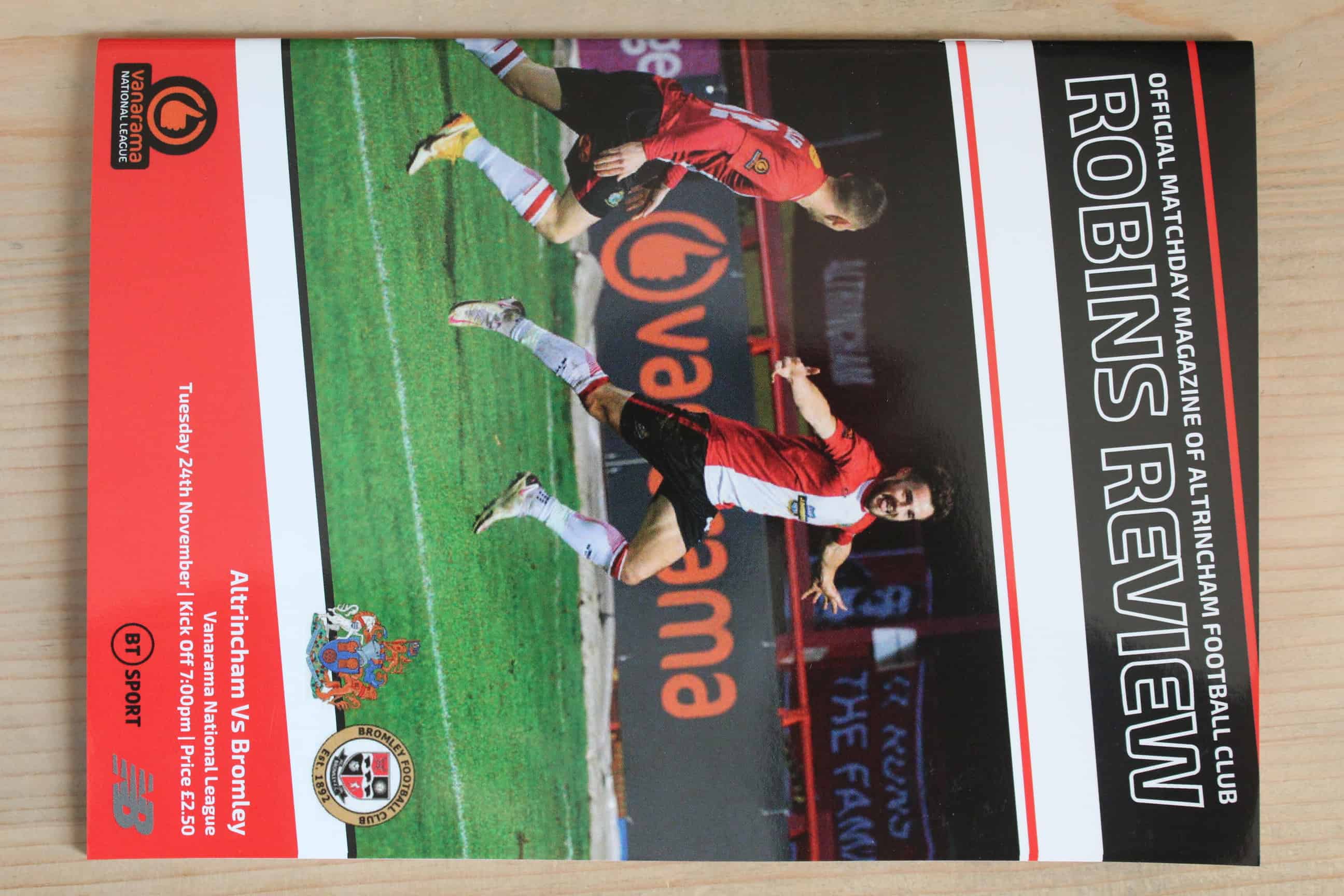 Altrincham v Aldershot Town, Robins Review