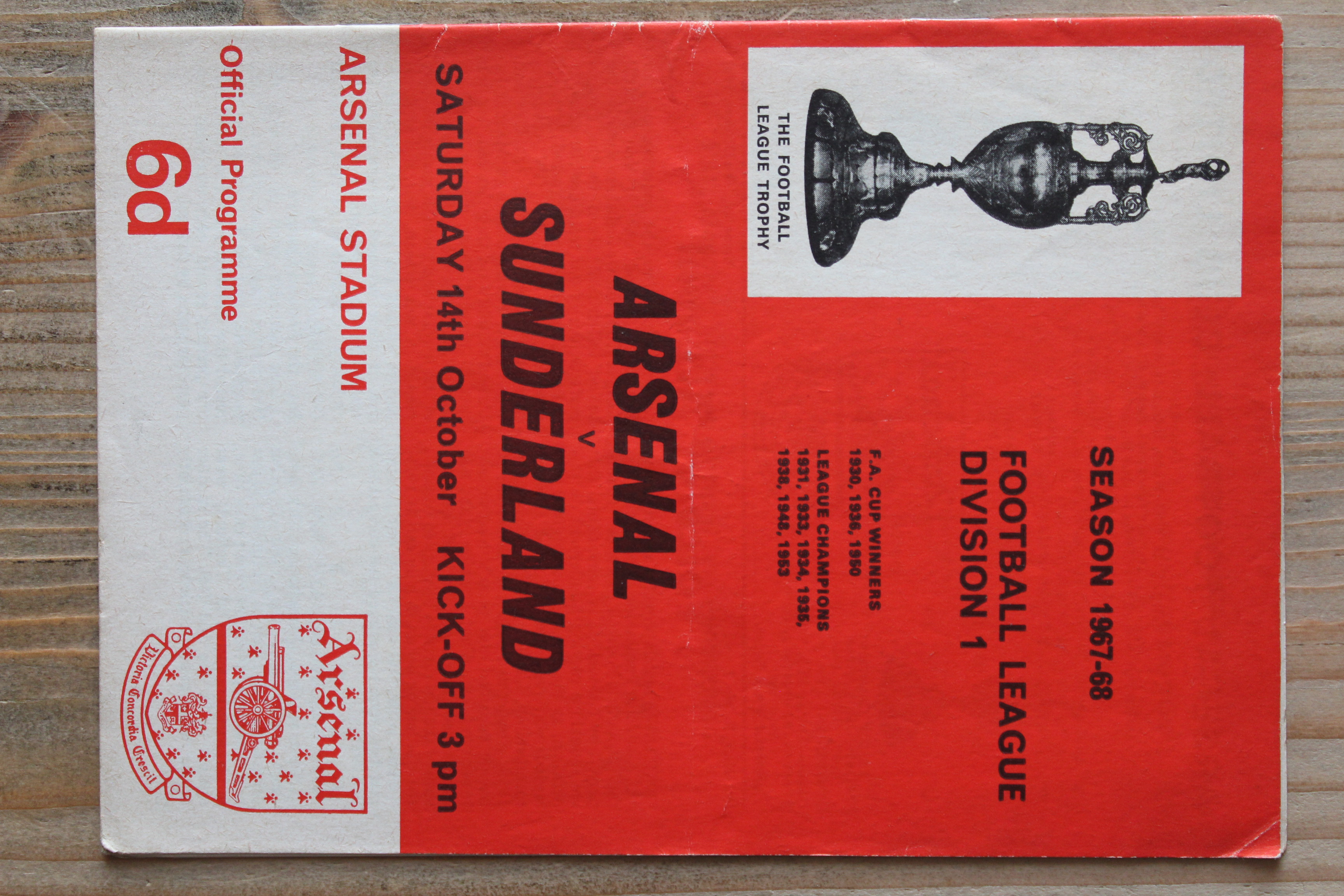 Arsenal FC v Sunderland FC