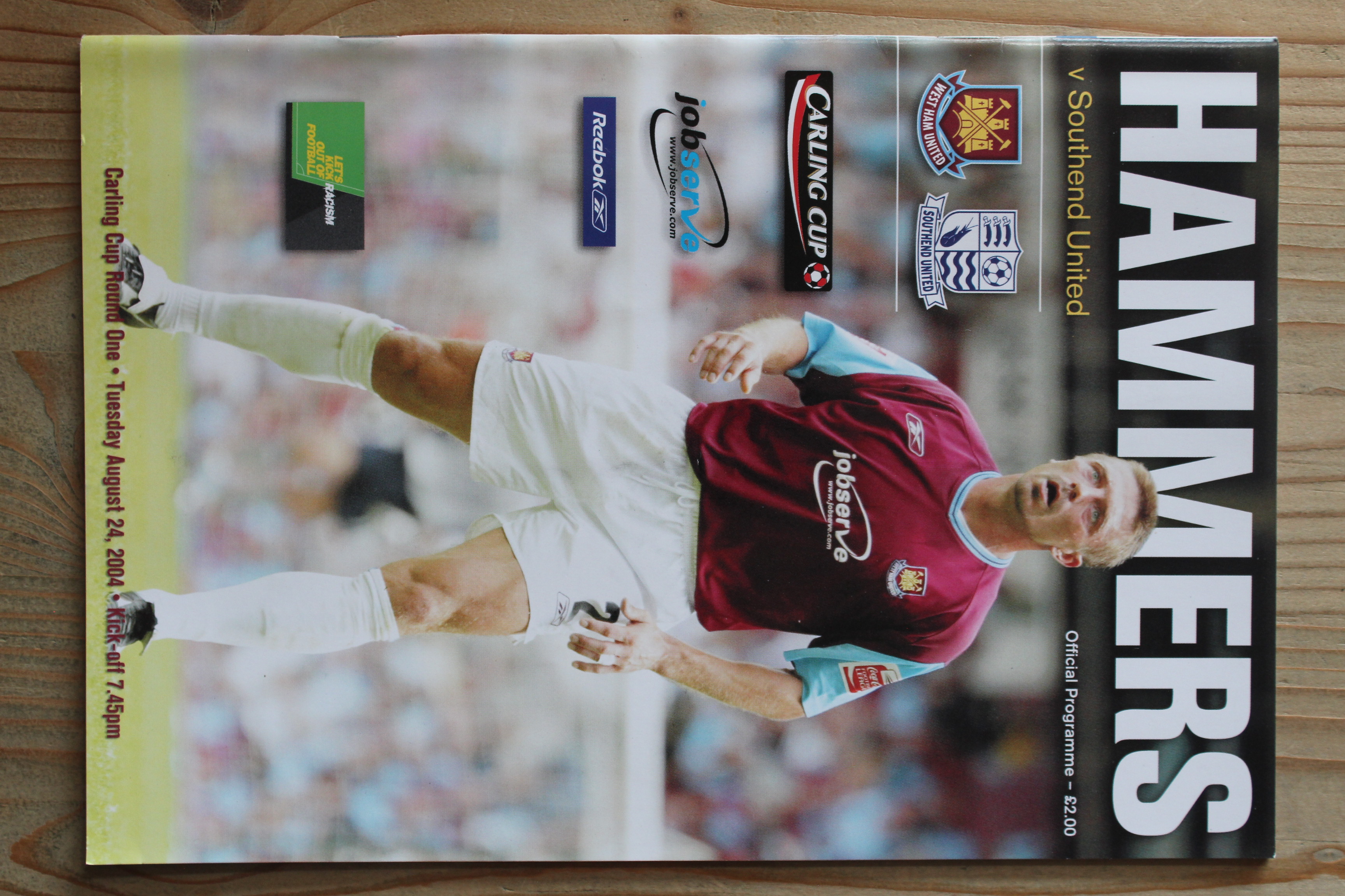West Ham United FC v Southend United FC