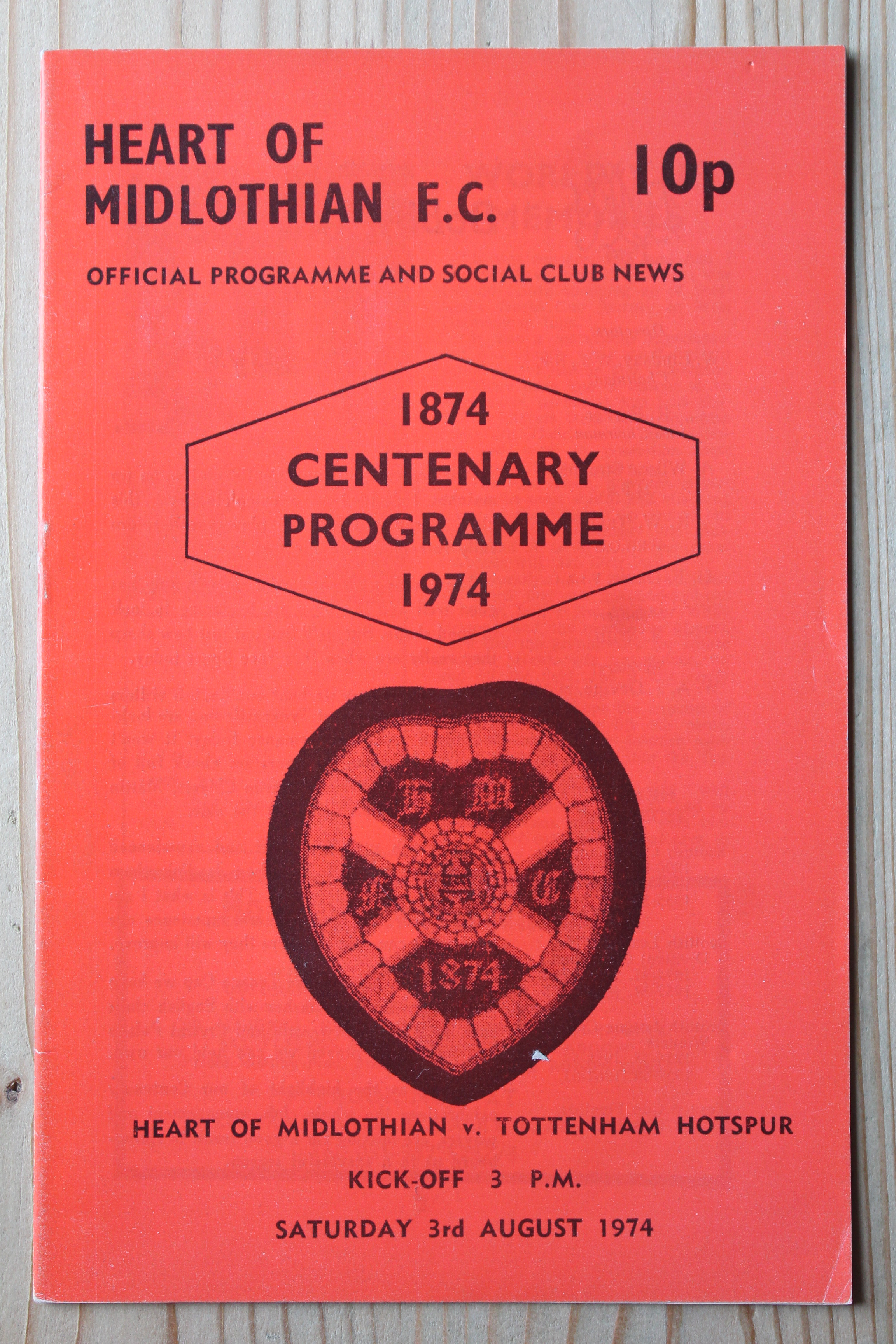 Heart Of Midlothian (Hearts) v Tottenham Hotspur FC