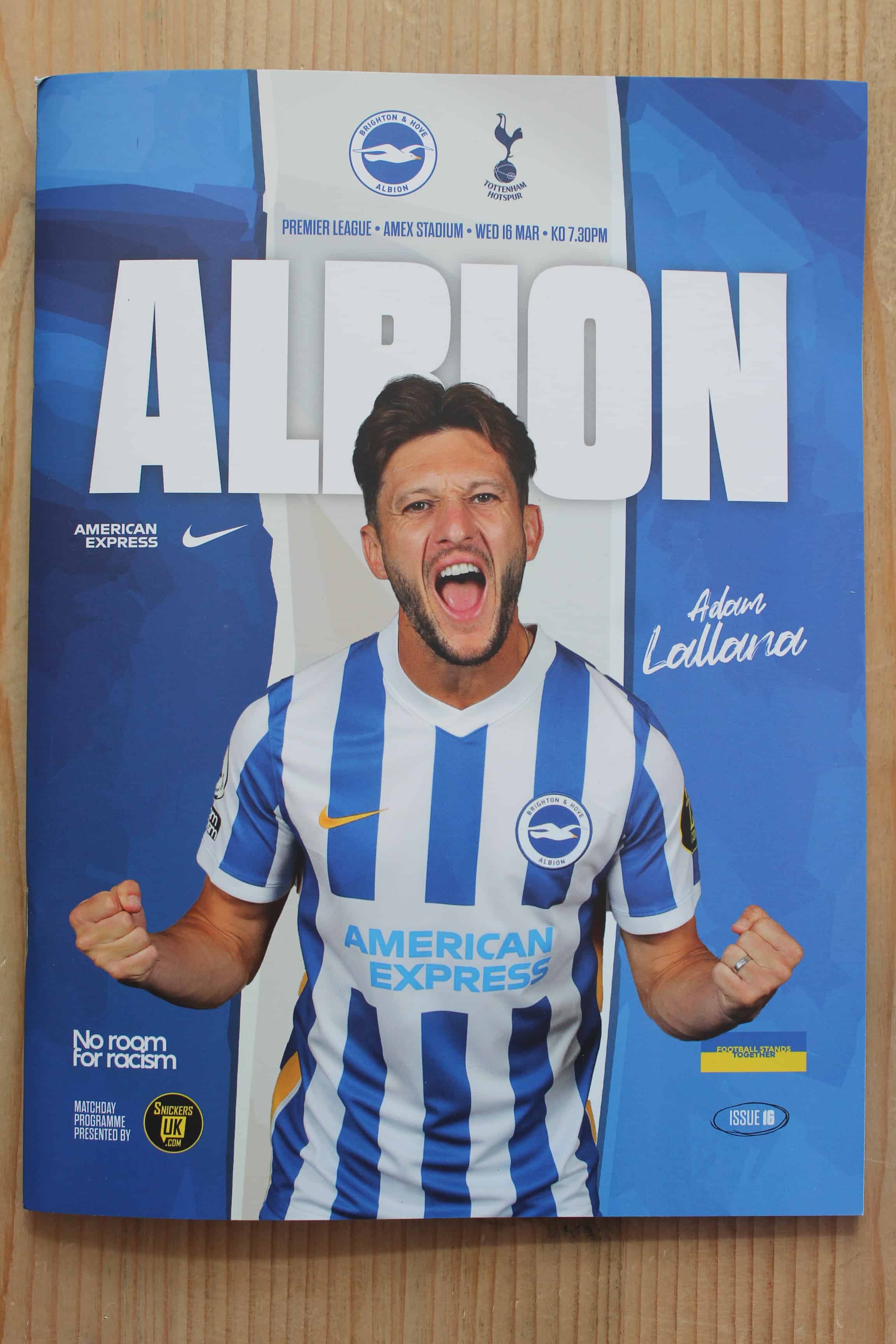Brighton & Hove Albion FC v Tottenham Hotspur FC