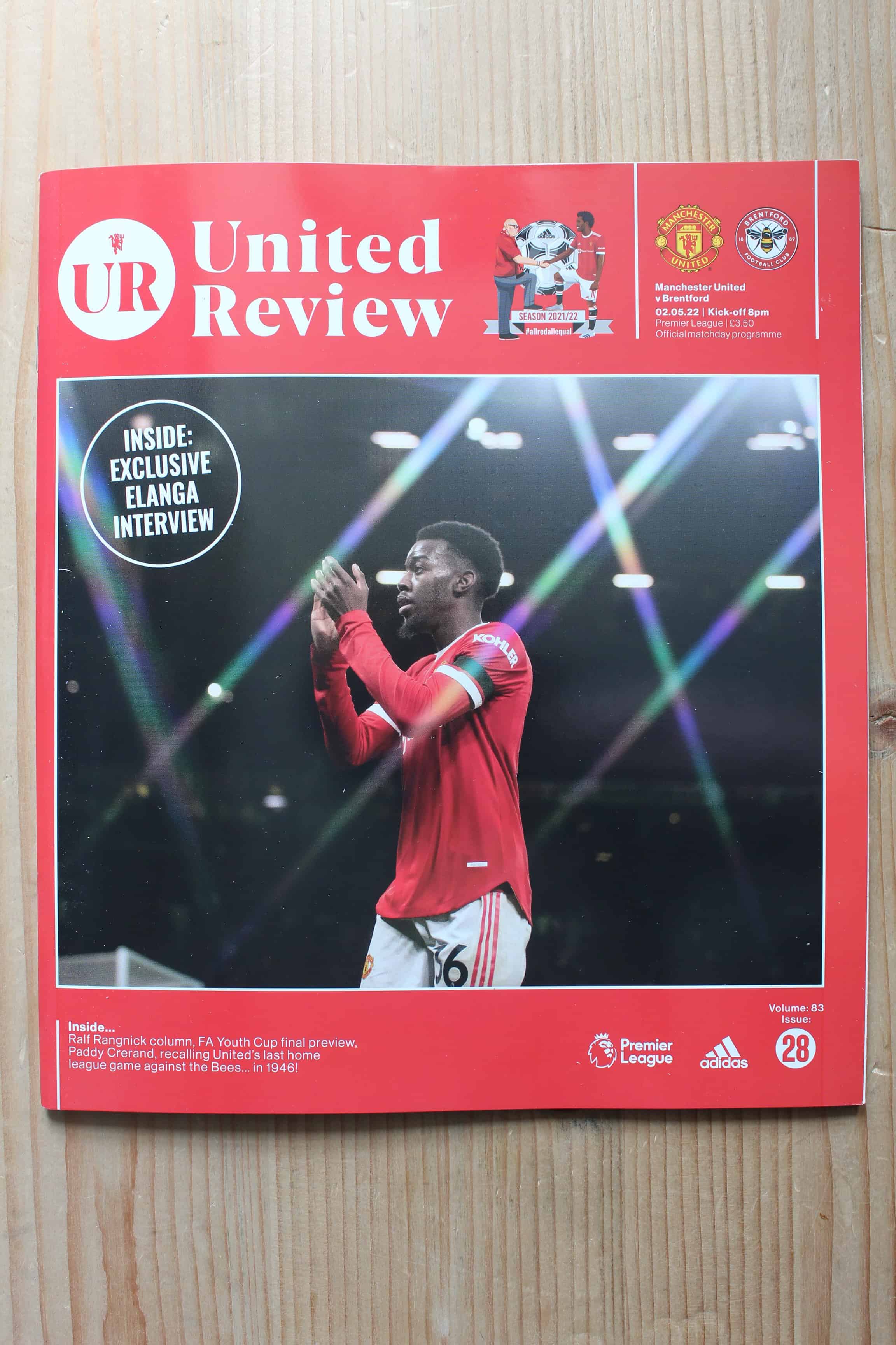 Manchester United FC v Brentford FC