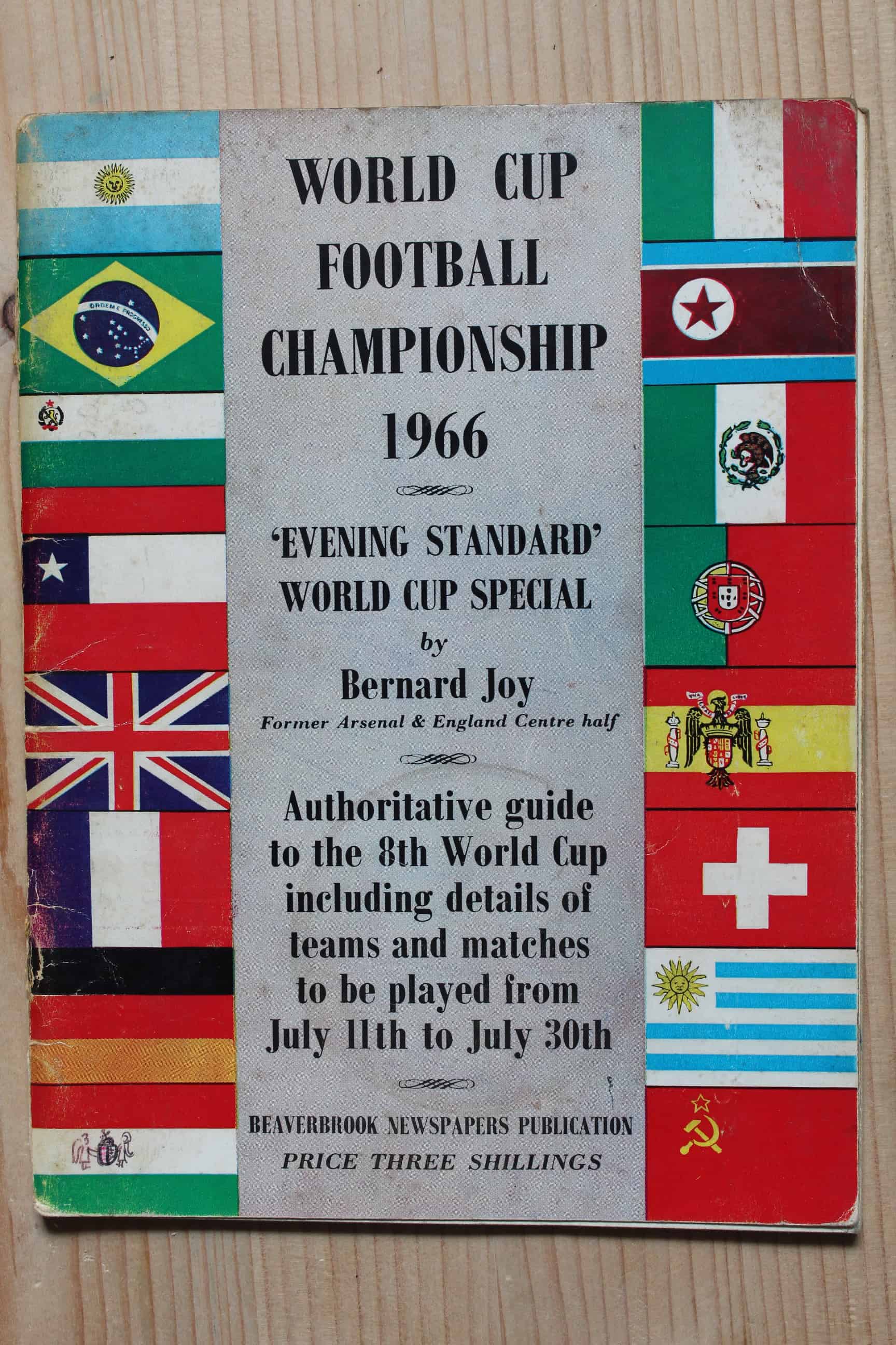 1966 World Cup Tournament Programme, July 11 1966