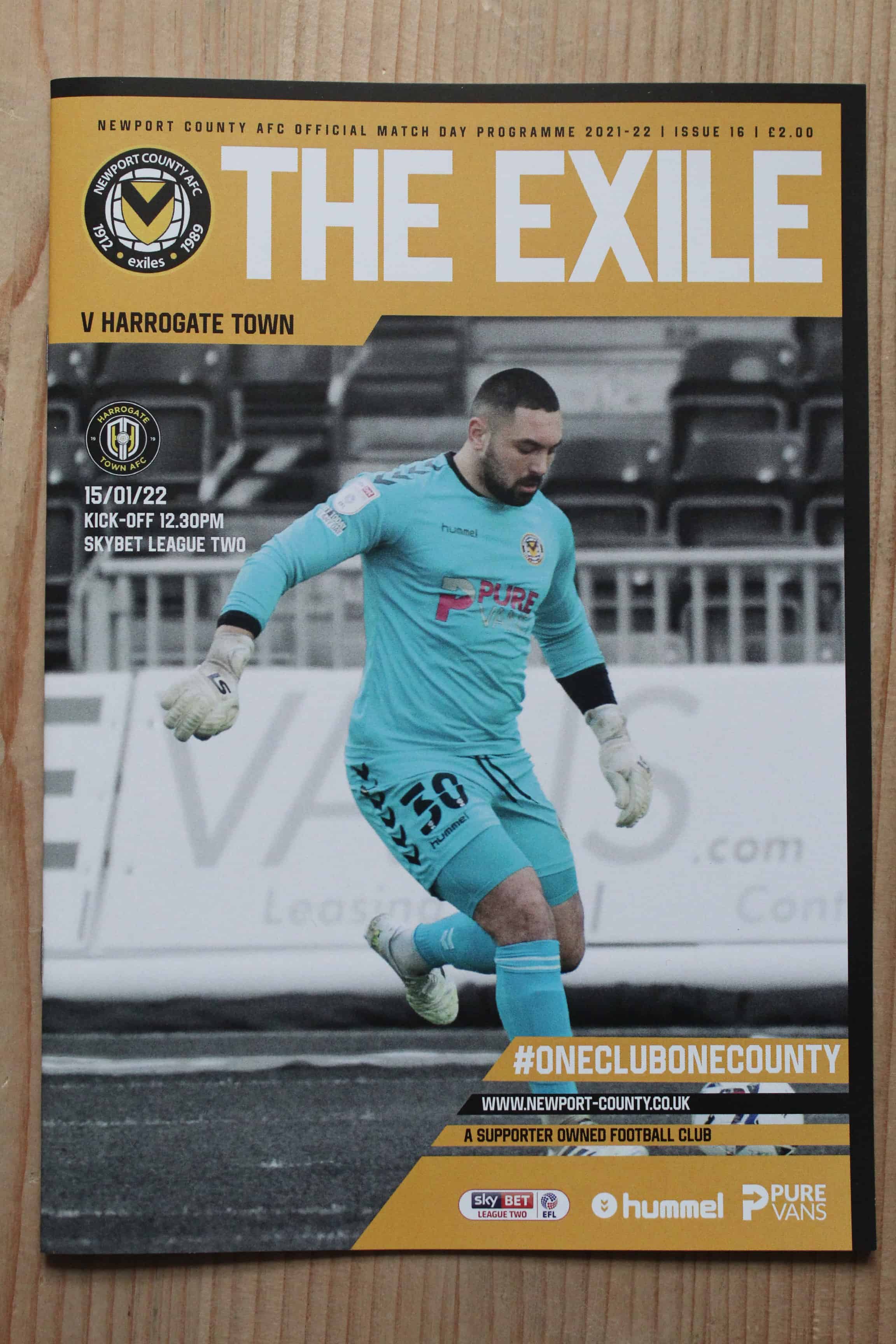 Newport County AFC v Harrogate Town 