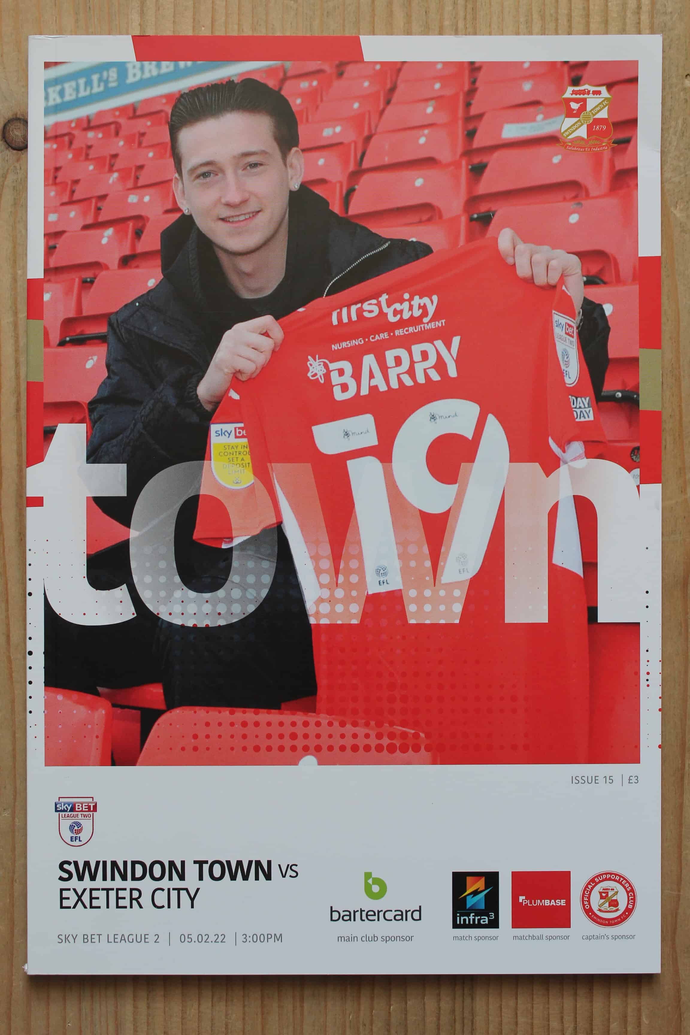 Swindon Town FC v Exeter City FC